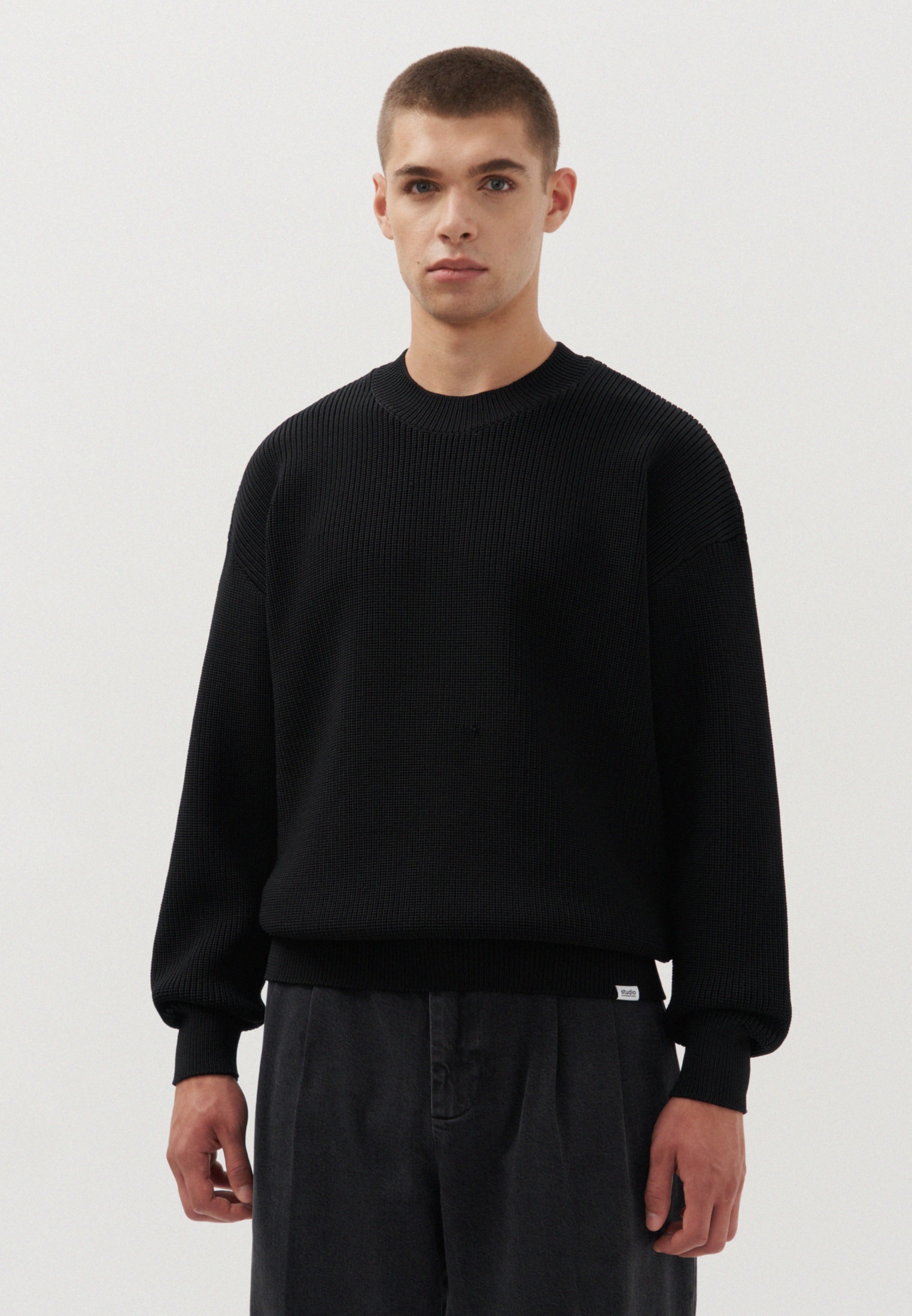 studio seidensticker Strickpullover »Studio« Langarm Rundhals