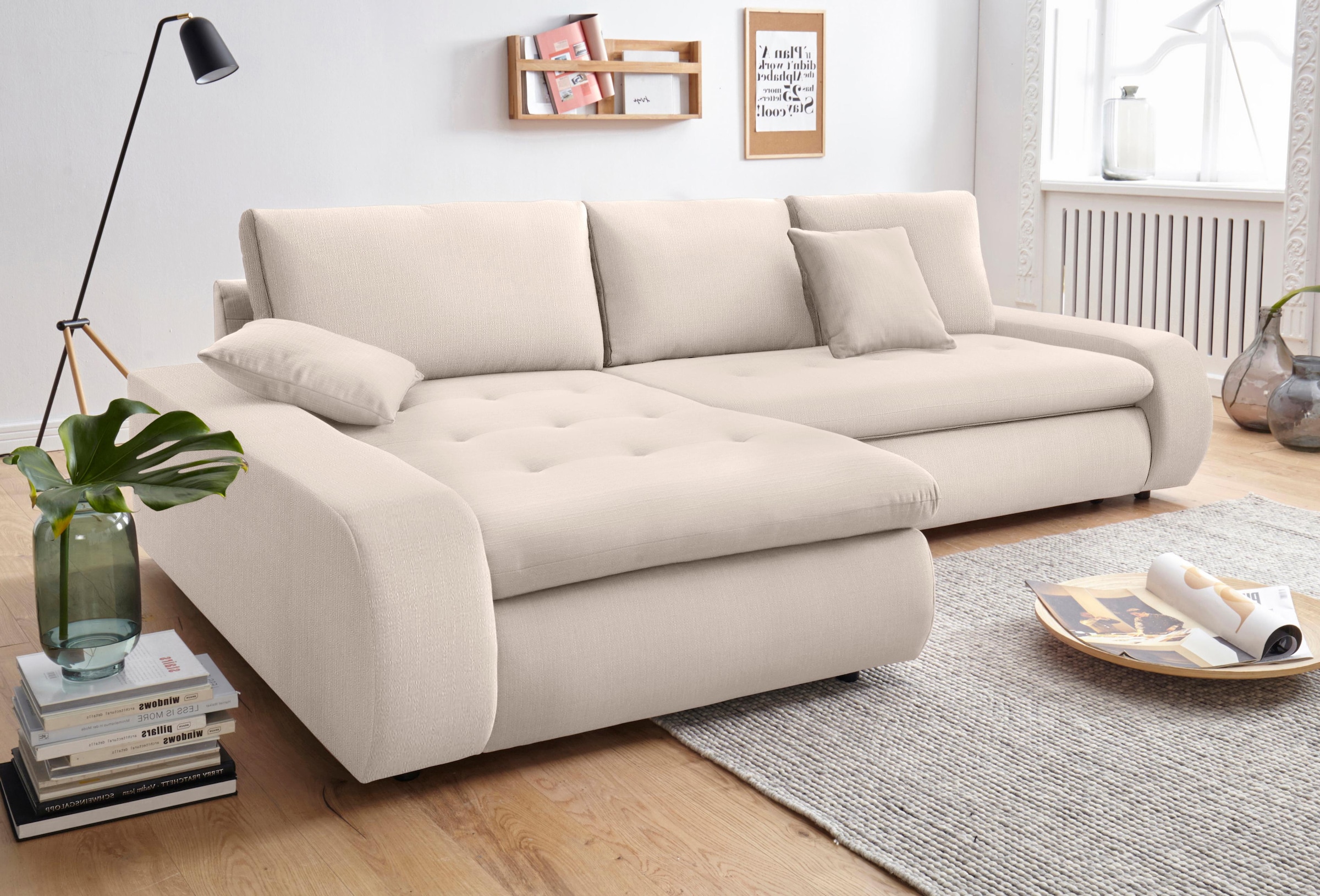 TRENDMANUFAKTUR Ecksofa "Indie II, tolle Detailverarbeitung, bequem und kom günstig online kaufen