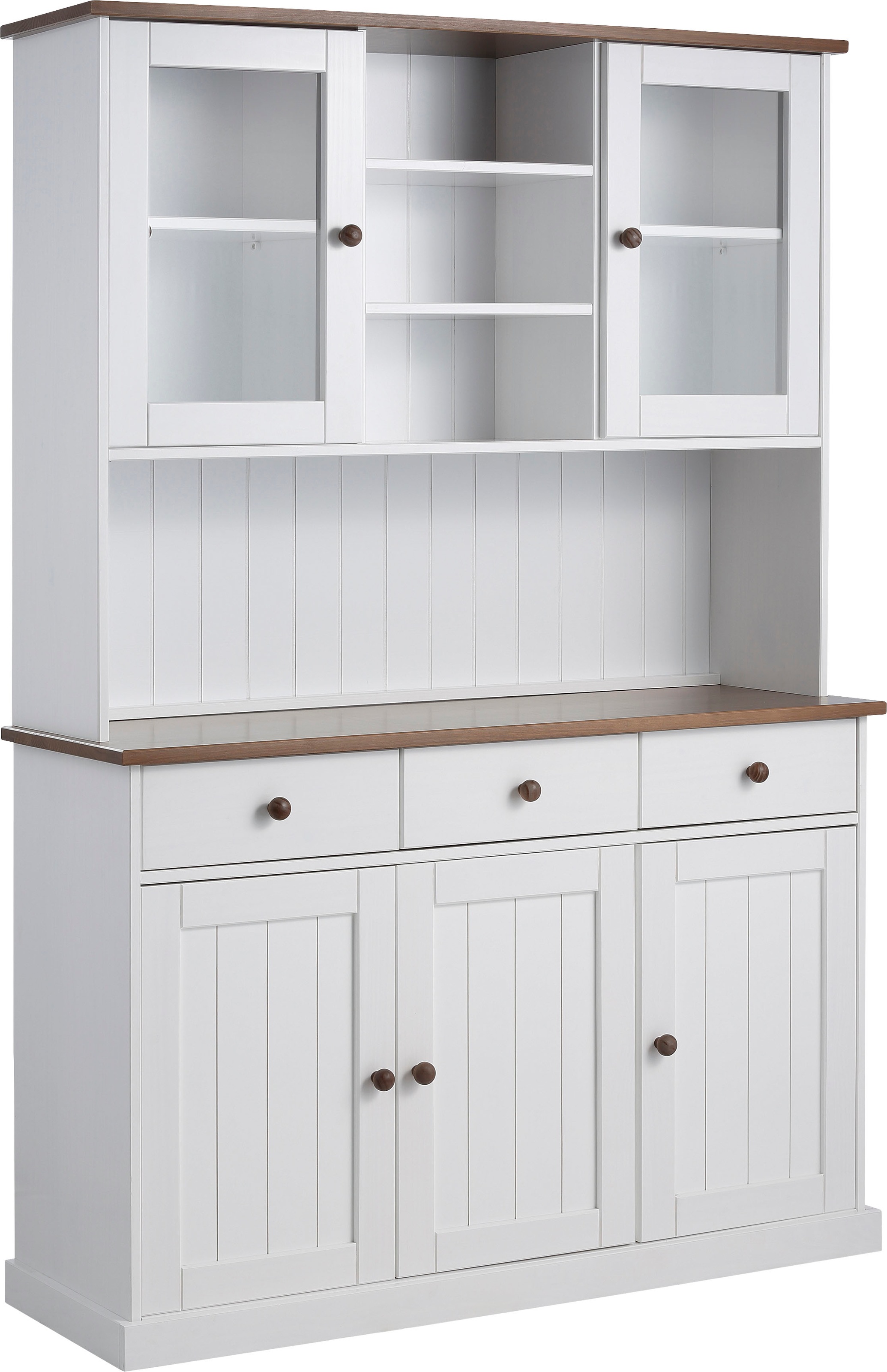 Inter Link Kommode "Westerland Kiefer Massivholz, FSC, Sideboard" Anrichte im Landhausstil, BxTxH: 131 x 45 x 86 cm