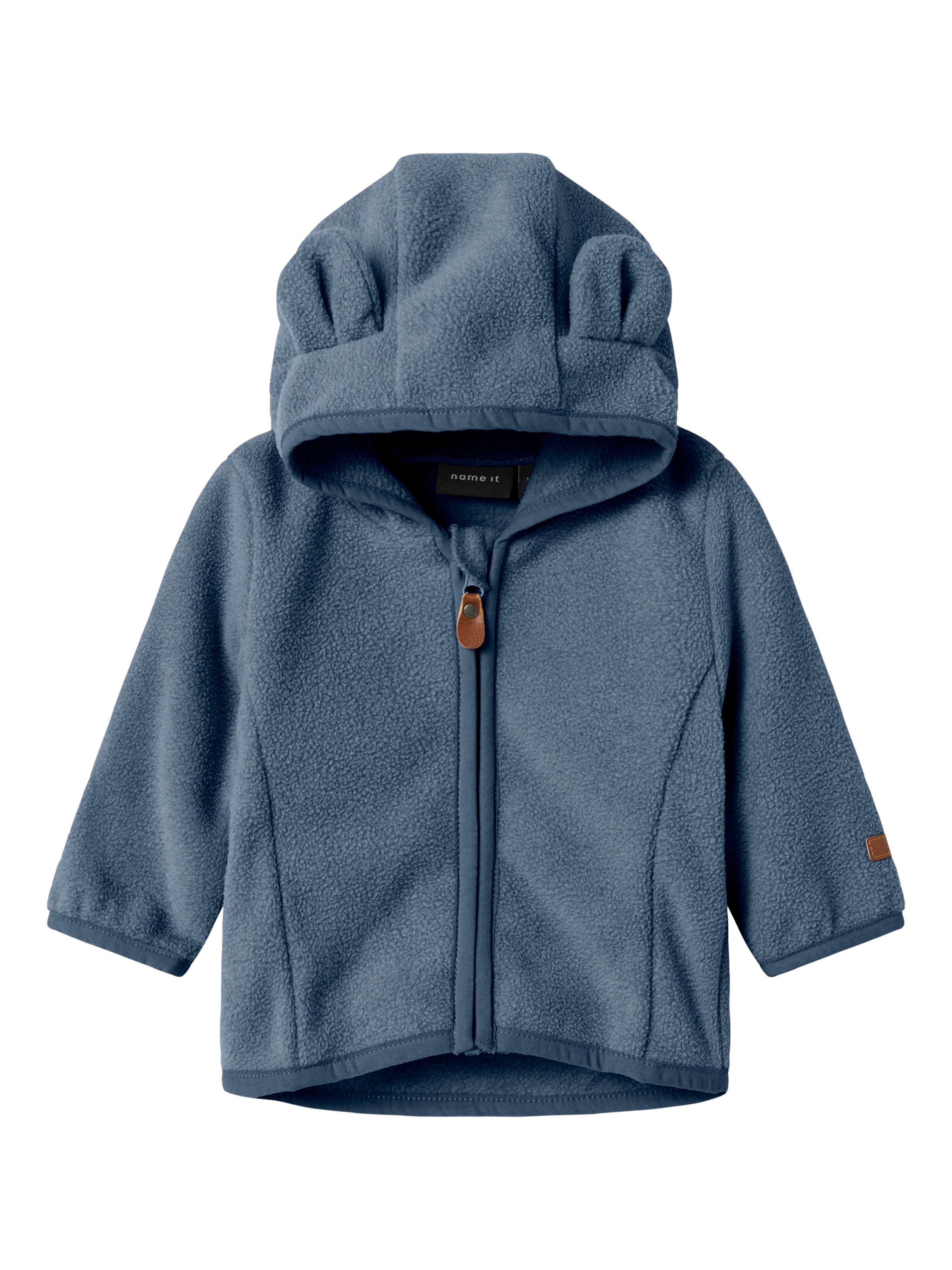 Name It Kapuzenfleecejacke »NBNMEEKO FLEECE JACKET MELANGE«, mit Kapuze