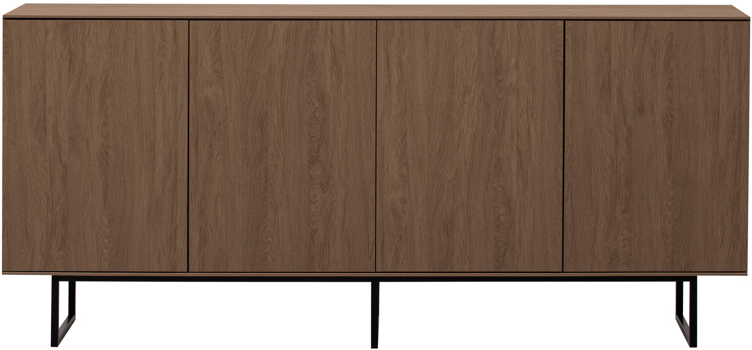Home affaire Sideboard "Lund, moderner Schrank, Kommode mit Kufengestell" optisch dünner Oberboden, hochwertige Optik, ausreichend Stauraum