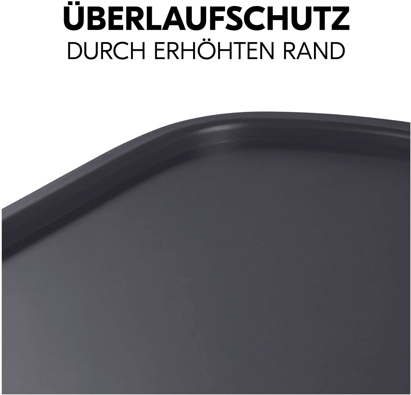 Hauck Hochstuhltablett »Alpha Wooden Tray Essbrett, Dark Grey«, FSC® - schützt Wald - weltweit