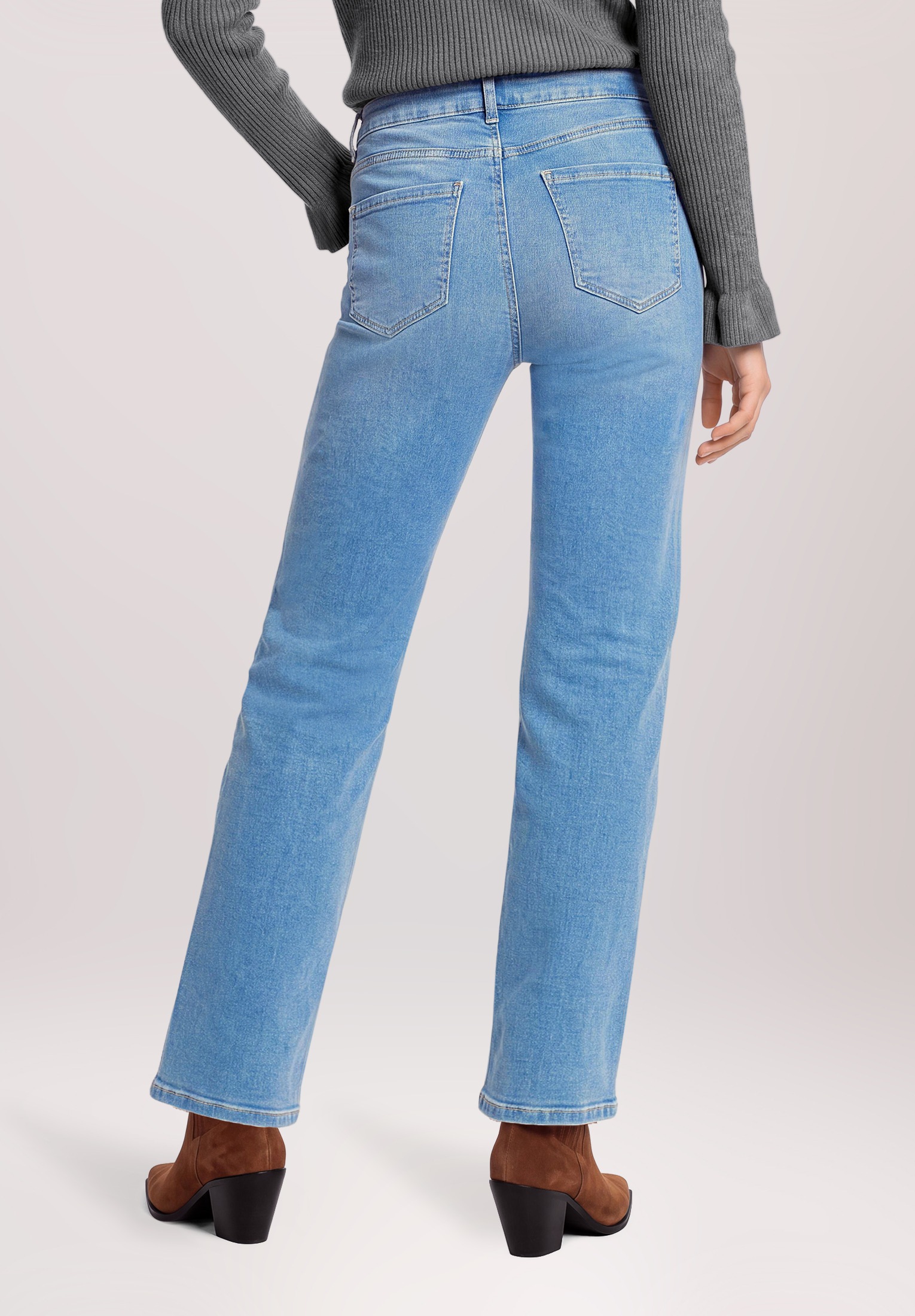 Cartoon Stretch-Jeans »Damen im Used-Look«