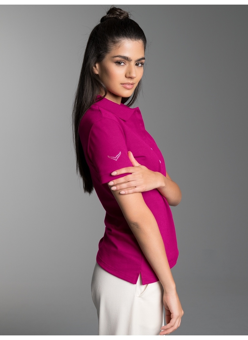 Trigema Poloshirt "TRIGEMA Poloshirt mit Kristallsteinen" 1 Stk. günstig online kaufen