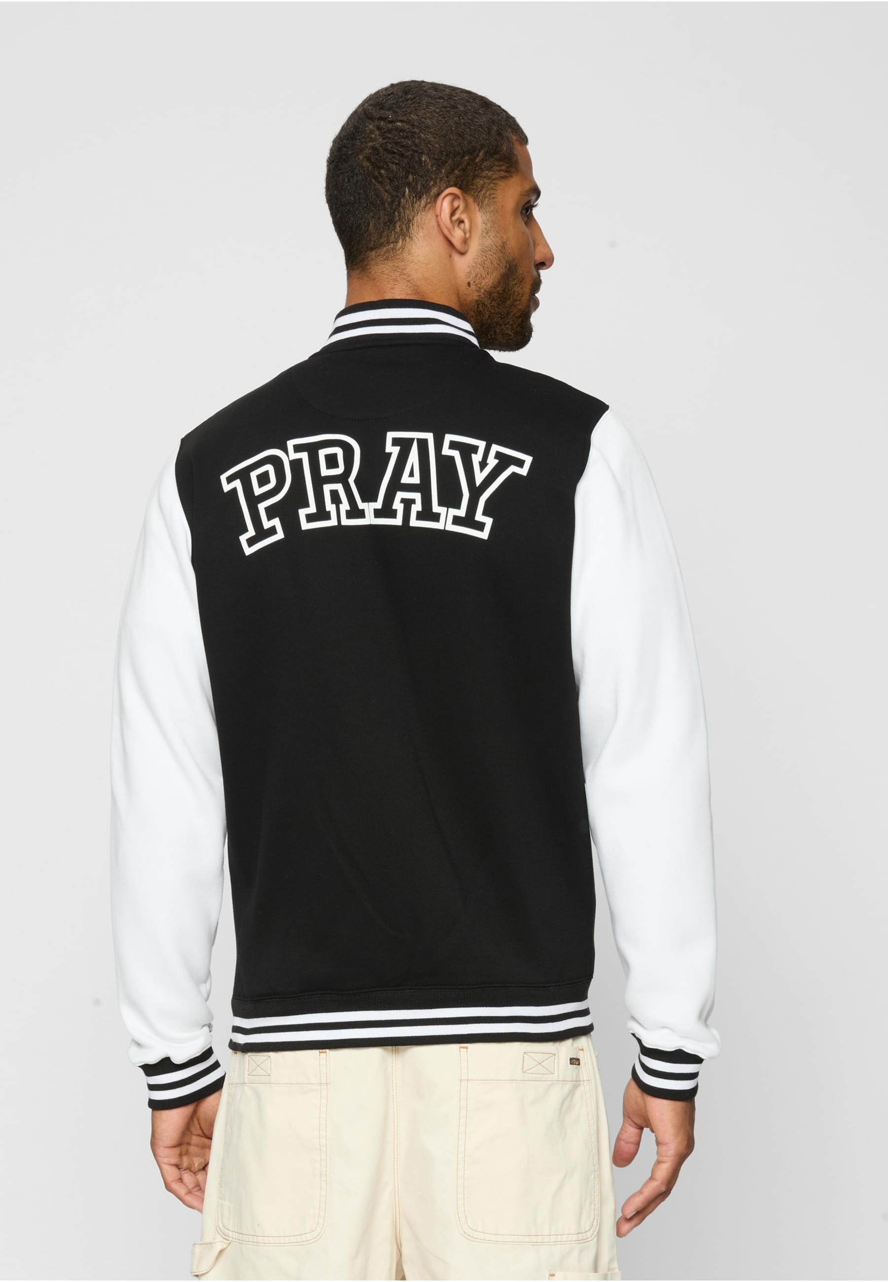 MisterTee Collegejacke »MisterTee Herren Pray College Jacket«, (1 St.)