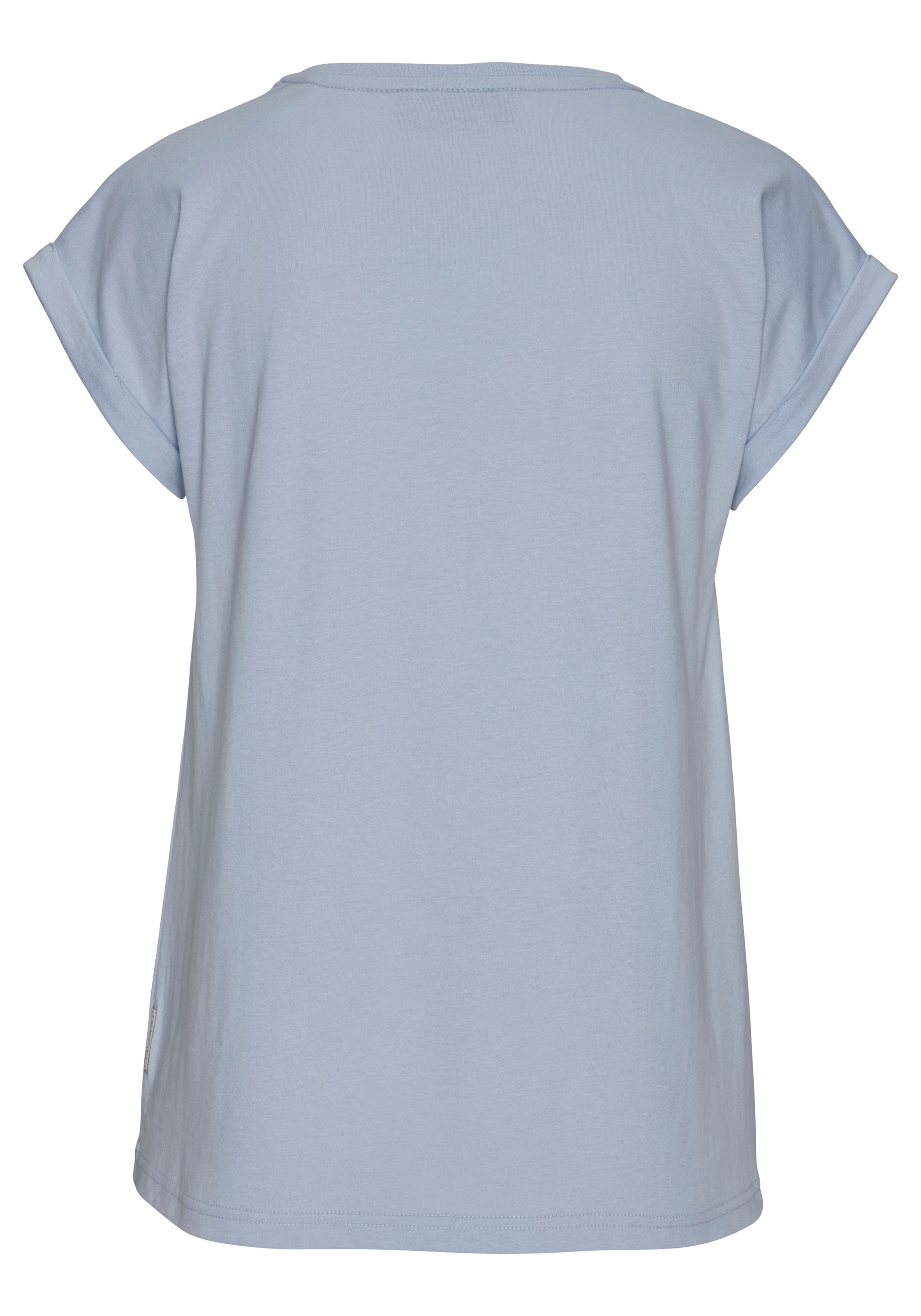 Elbsand T-Shirt »Eldis«, mit Logodruck, Kurzarmshirt aus Baumwoll-Mix, sportlich-casual