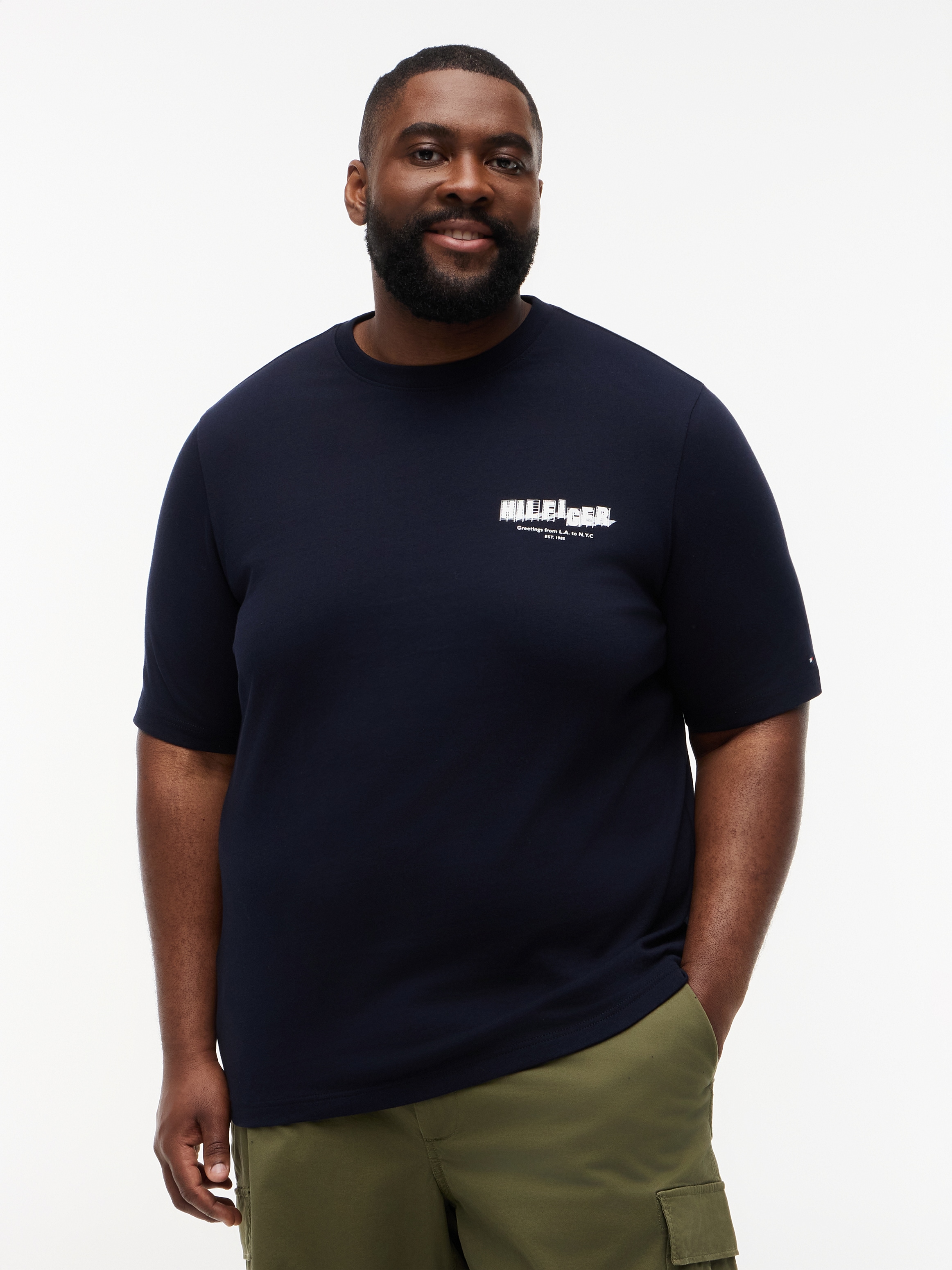 Tommy Hilfiger Big & Tall T-Shirt "BT-PHOTO PRINT HILFIGER" mit großem Rück günstig online kaufen