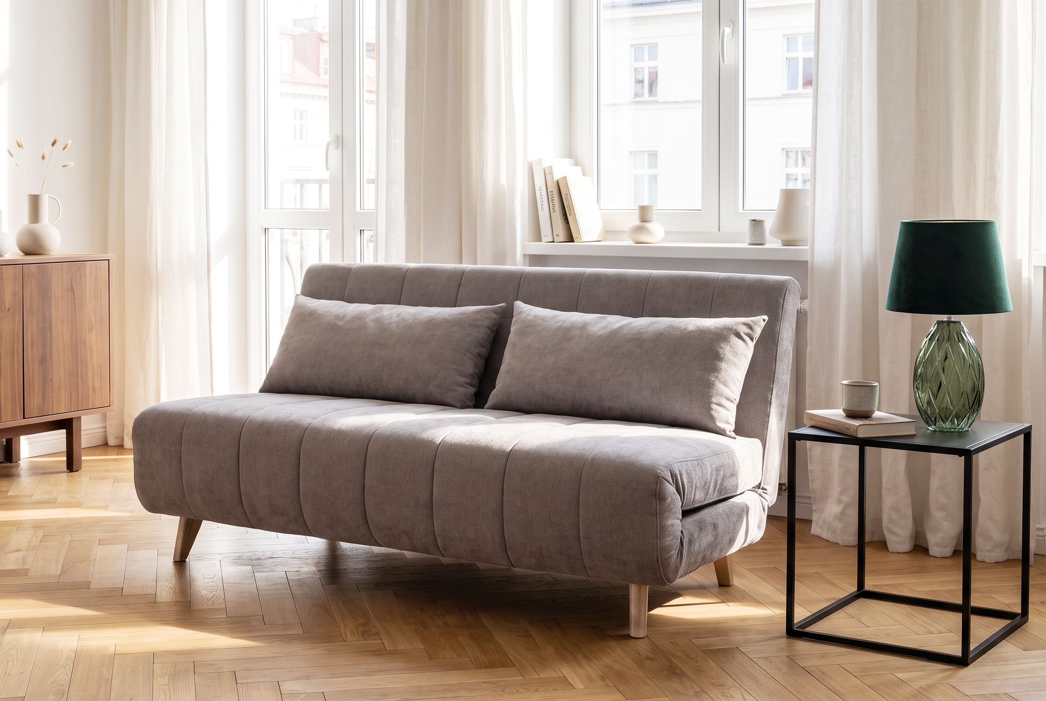 OTTO home Schlafsofa "FANNSEY 140 cm -2-Sitzer, verstellbare Rückenlehne" Verstellbare Rückenlehne und Sofa mit Bettfunktion