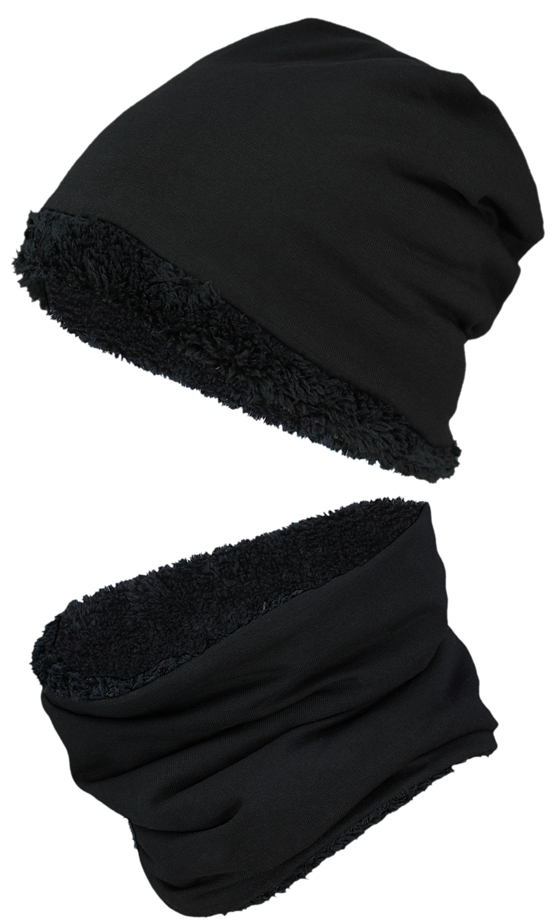 TupTam Beanie "Mütze Unisex Set Kinder Beanie Mütze Schlauchschal"