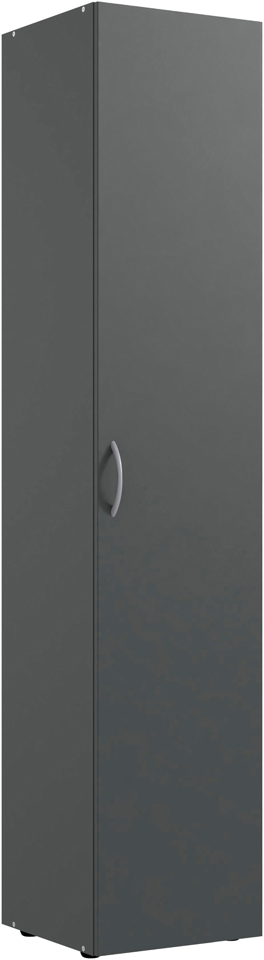 Mehrzweckschrank 1-türig 40x185x54 MULTIRAUMKONZEPT von Wimex / Graphit günstig online kaufen
