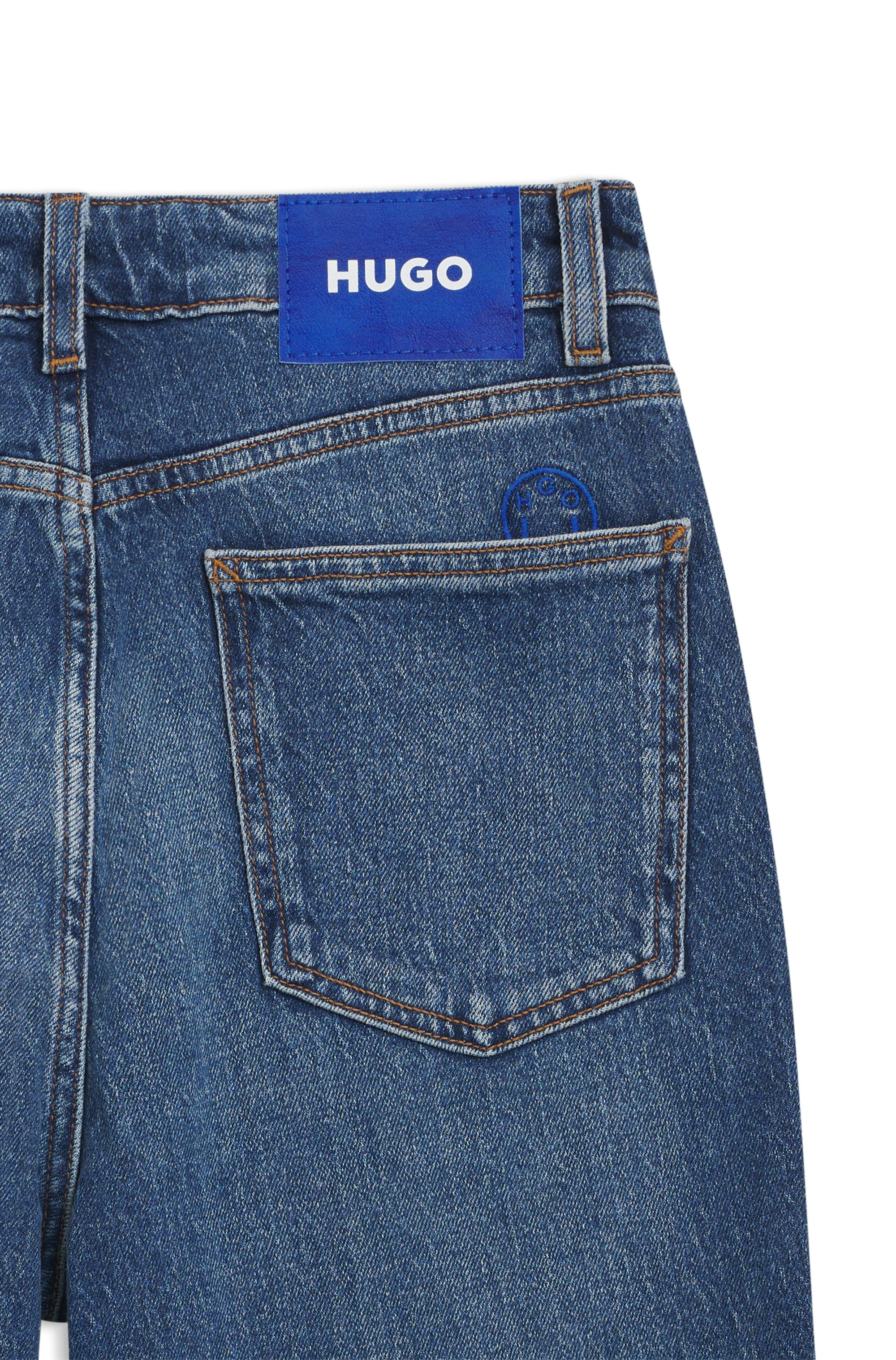 HUGO Blue »Noe« Straight Fit Jeans mit hoher Leibhöhe