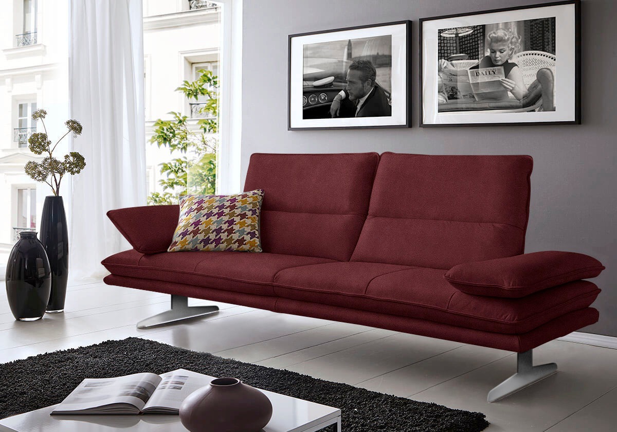 Thumbnail - W.SCHILLIG 2,5-Sitzer "broadway Designsofa mit hohem Sitzkomfort", Sitztiefenverstellung, Kopfteil- & Seitenteilverstell...