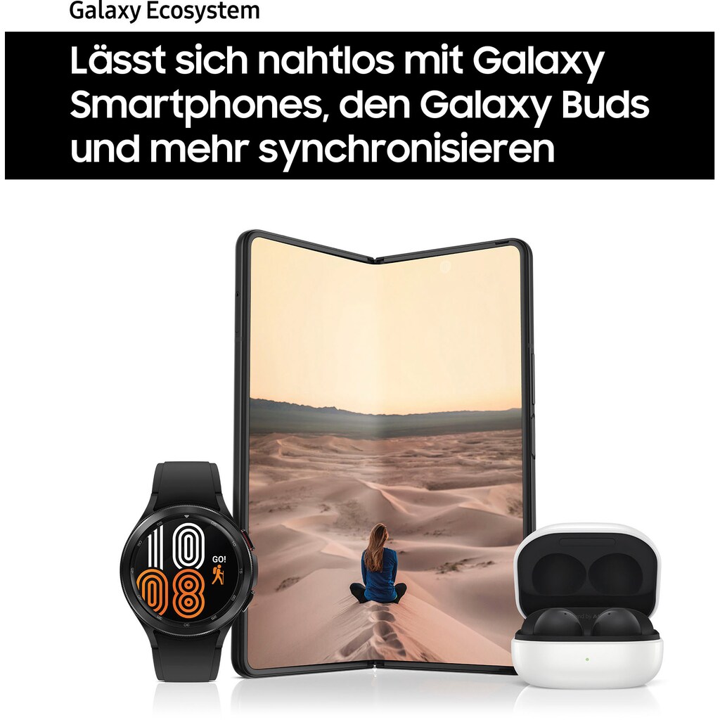 Samsung Smartwatch »Galaxy Watch 4 classic-42mm BT«, (Wear OS by Google Fitness Uhr, Fitness Tracker, Gesundheitsfunktionen)