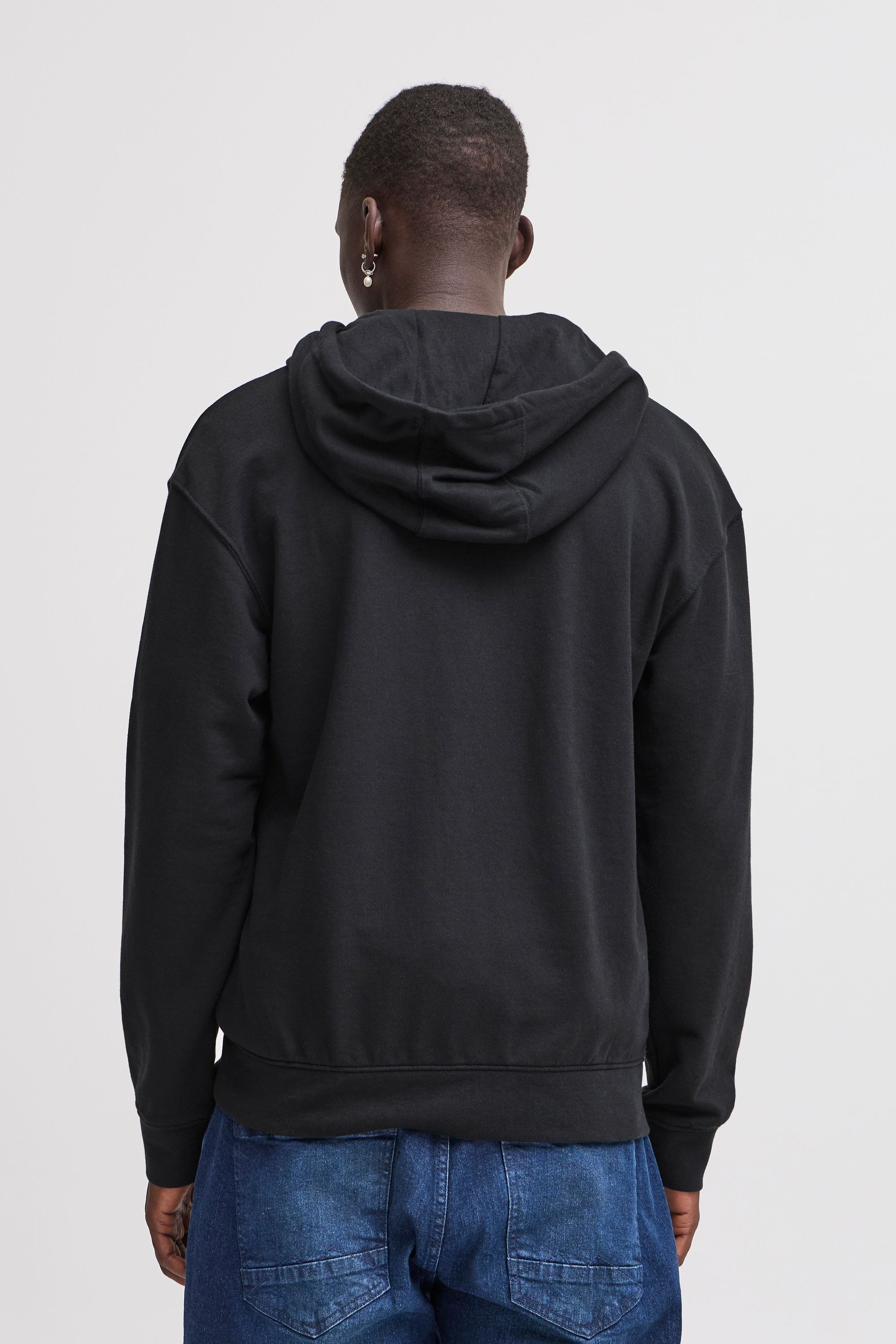 Sweatjacke BLEND "Sweatjacke BHBrody", Damen, Gr. XL, schwarz, Obermaterial: 60% Baumwolle CO. 40% Polyester PES., Sweatjacken Sweatjacke 6