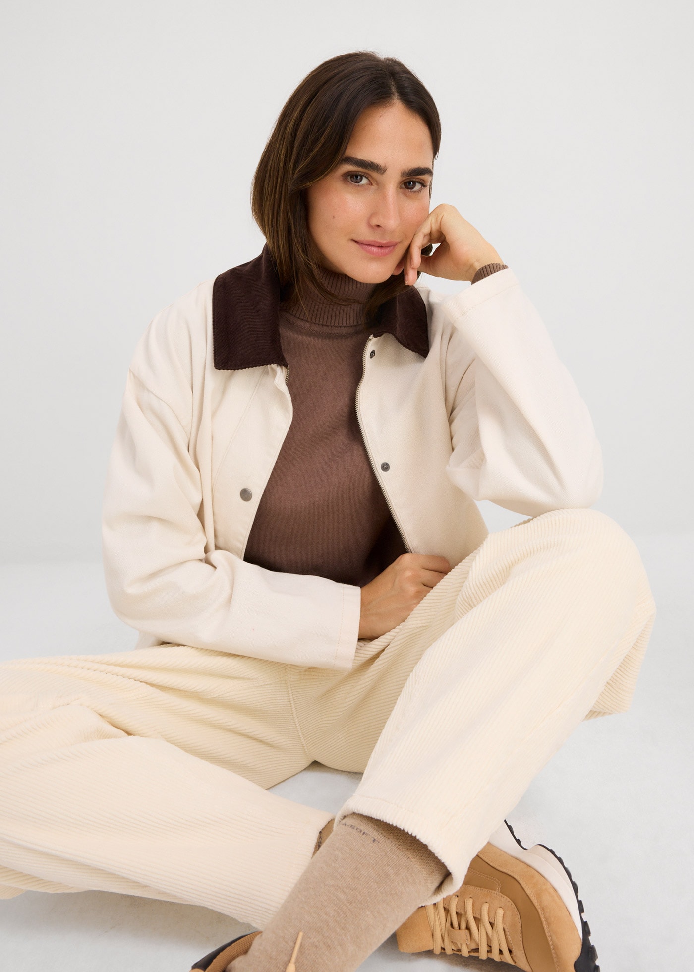 bonprix Rollkragenpullover »Rollkragenpullover« aus Baumwolle und Polyamid, Rollkragen, figurbetonte Passform