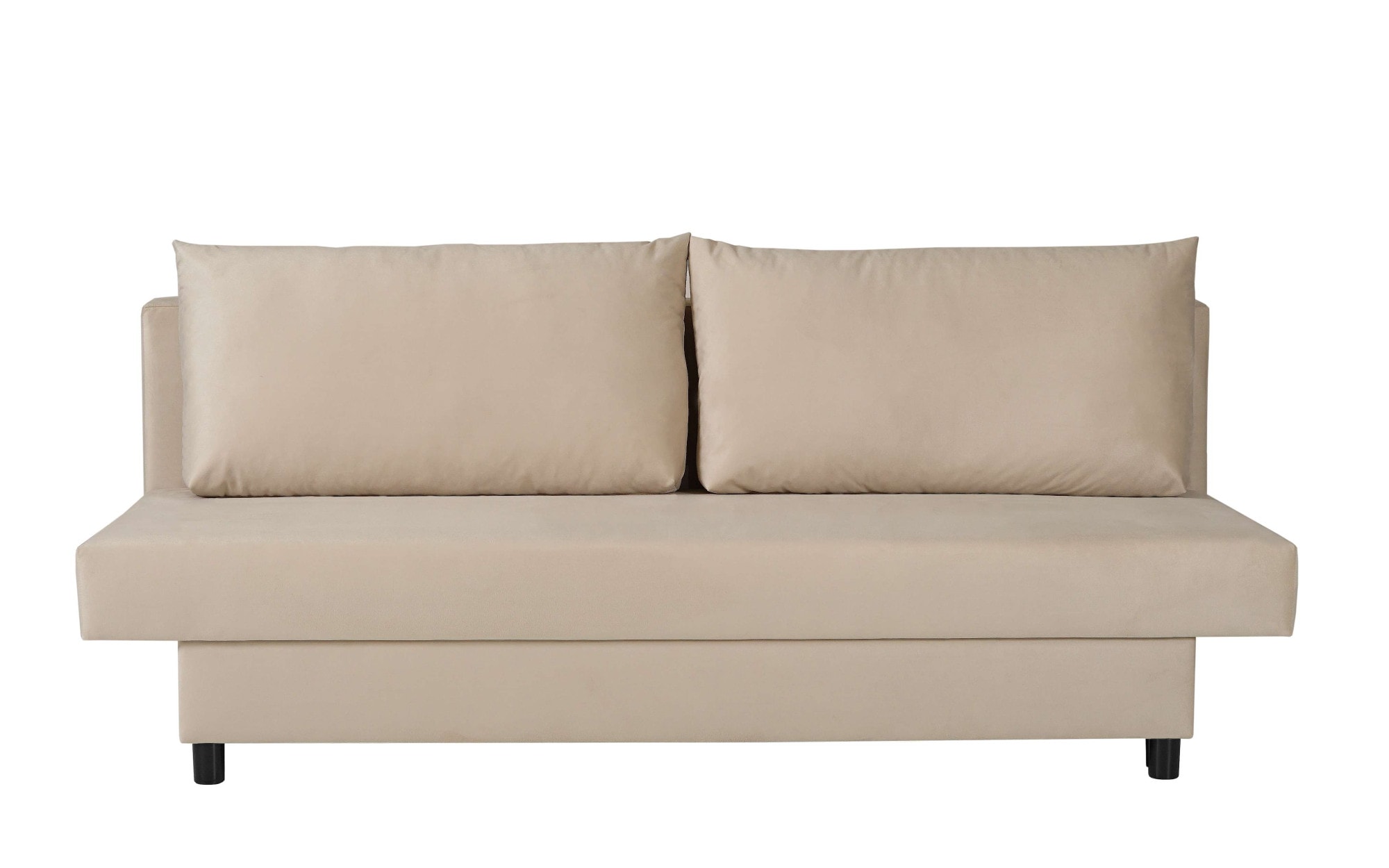 INOSIGN 3-Sitzer »SAWYER Schlafsofa mit Bettkasten und Wellenunterfederung«, pflegeleichte Bezüge: Velvet & Struktur, B/T/H 193/86/83,5 cm