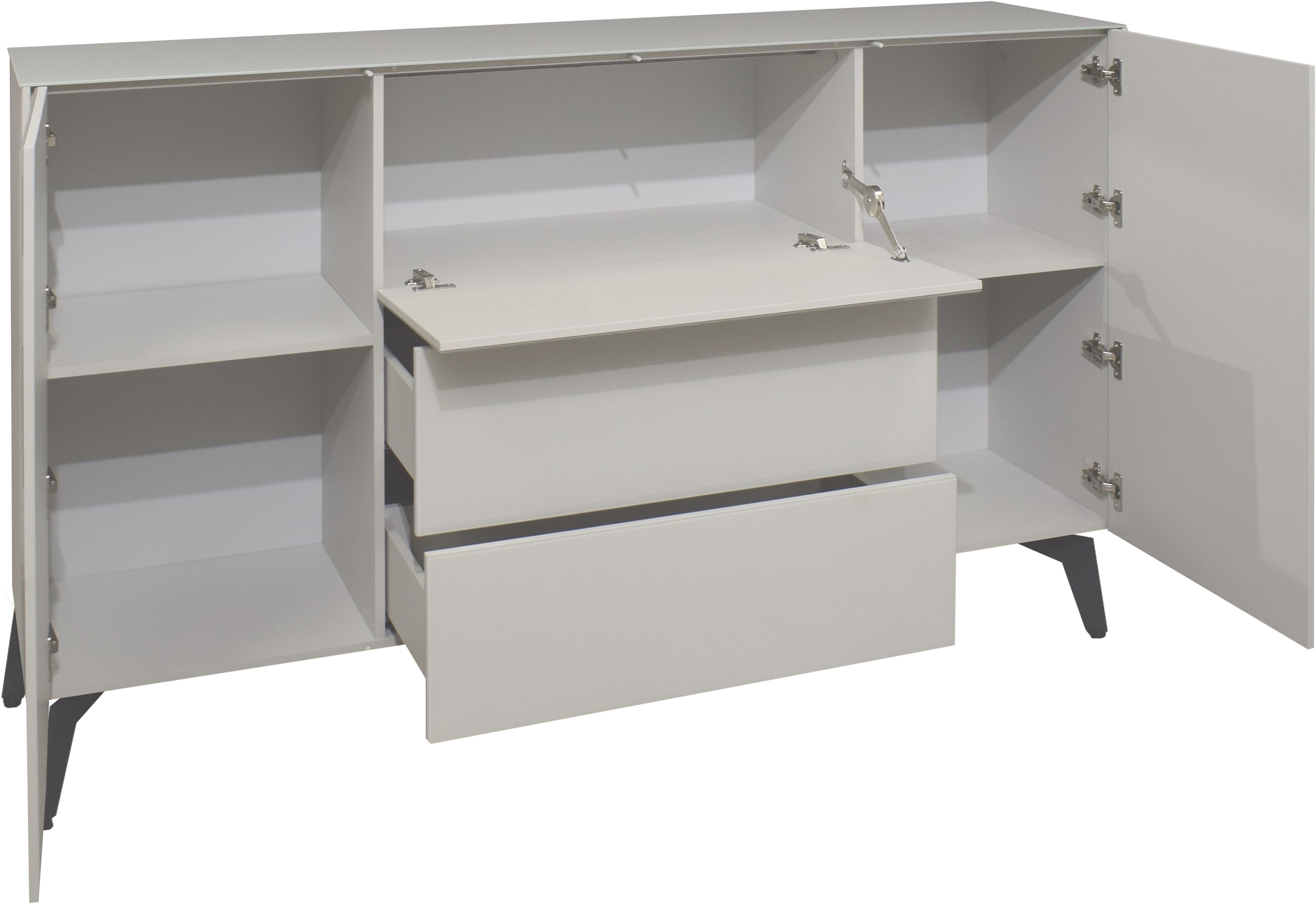 Mäusbacher Kommode »Imola TOPSELLER!«, (OTTOs Choice), Kommode mit Glasfront und Glasoberplatte