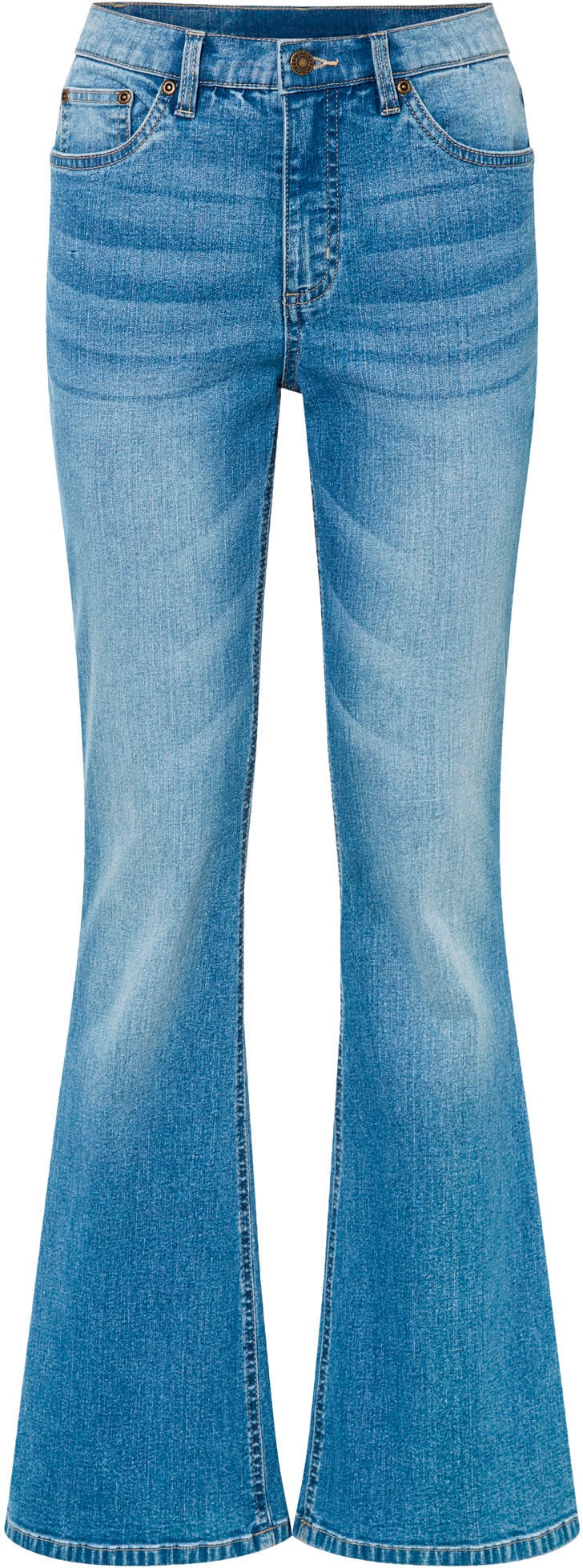 bonprix Schlagjeans Regular Fit, mit Stretch-Anteil, aus Baumwollmischung