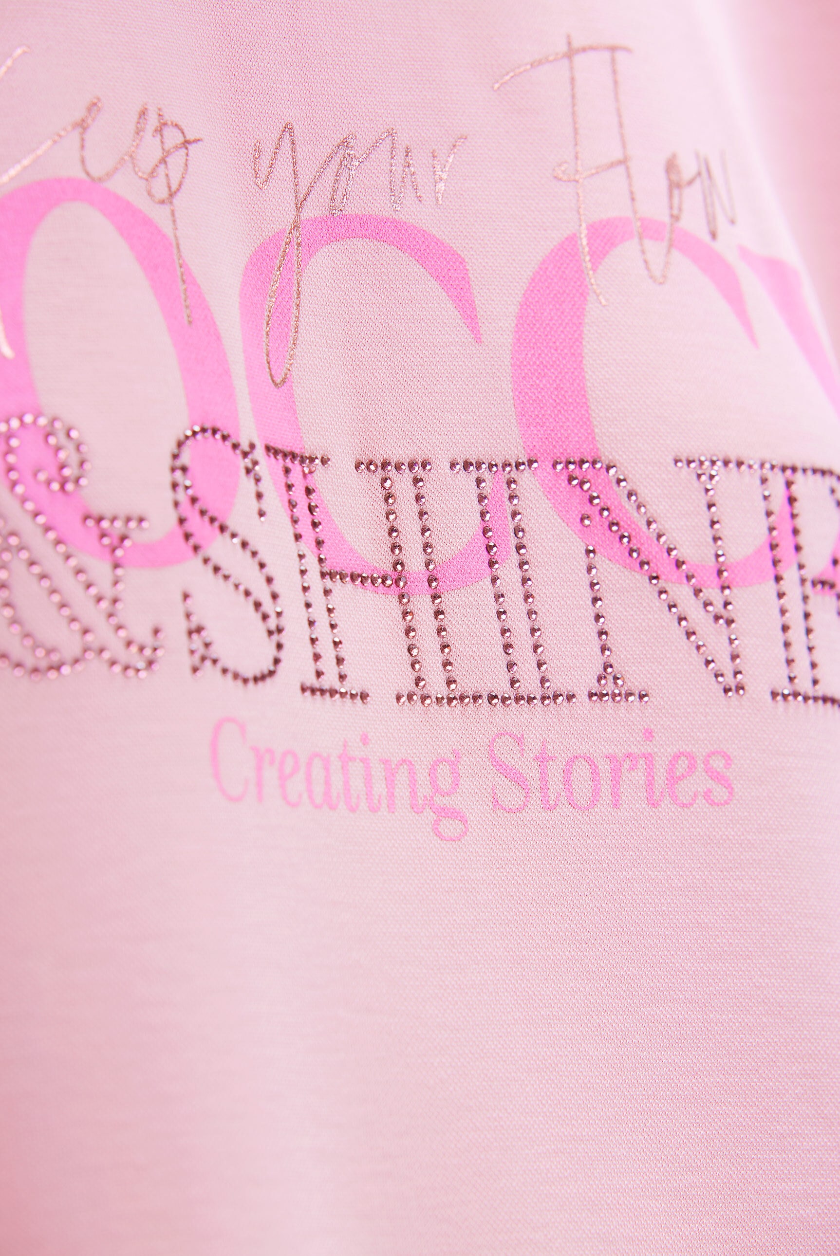 SOCCX Rundhalsshirt mit Fledermausärmel