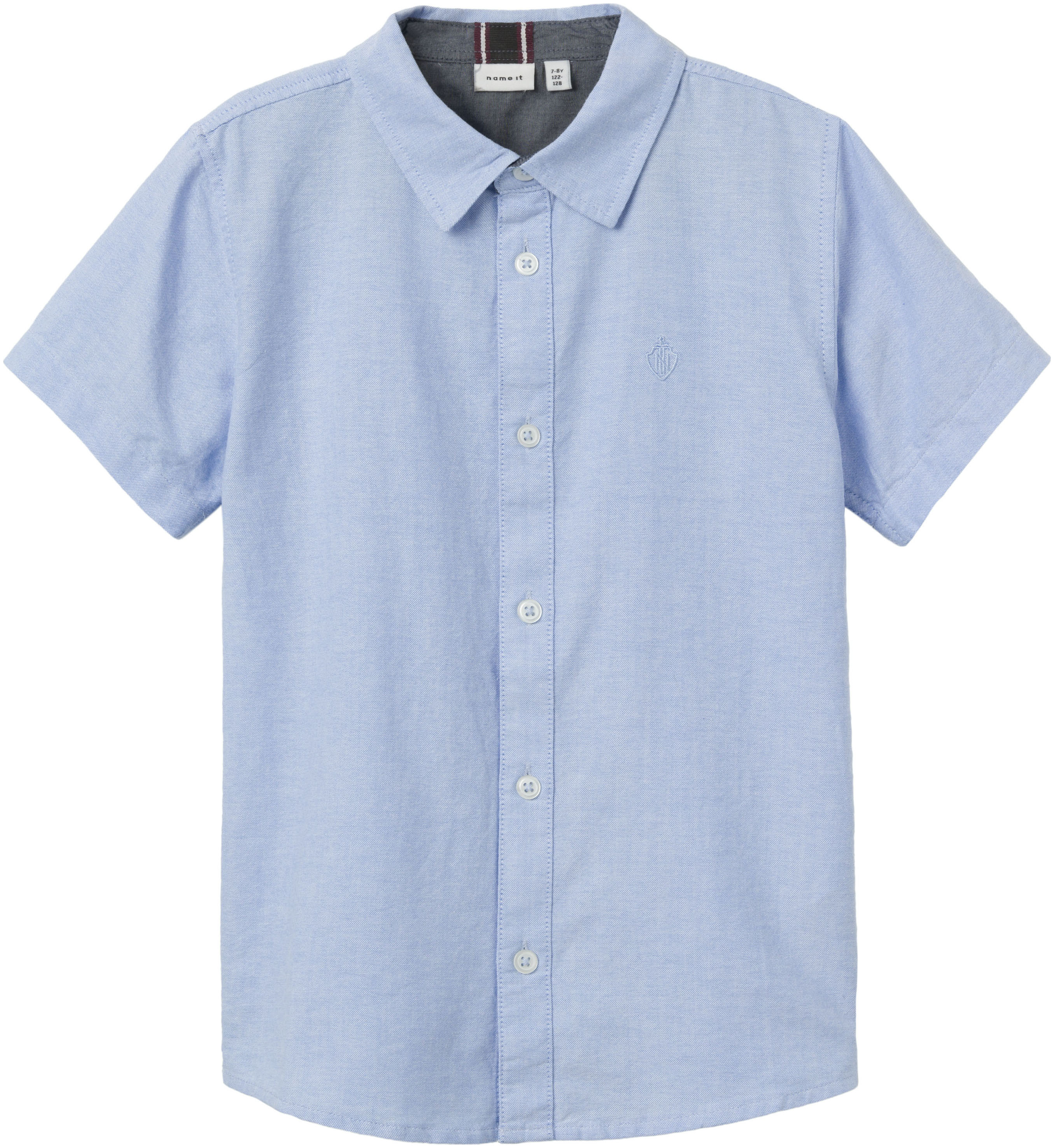 Thumbnail - Name It Kurzarmhemd "NKMNEWSA SS SHIRT NOOS" Baumwolle, normal geschnitten