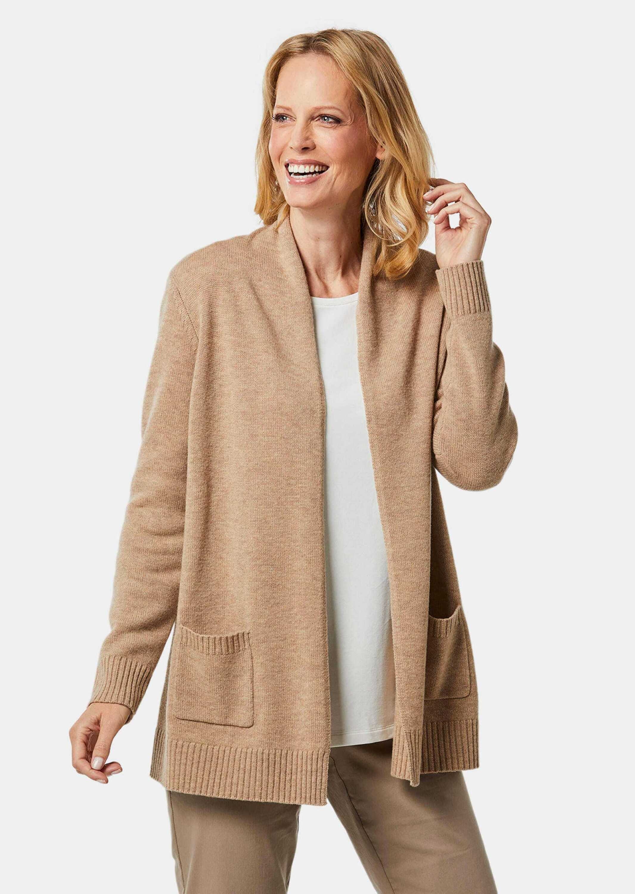 GOLDNER Strickjacke »Strickjacke Strickjacke aus Merinowolle«
