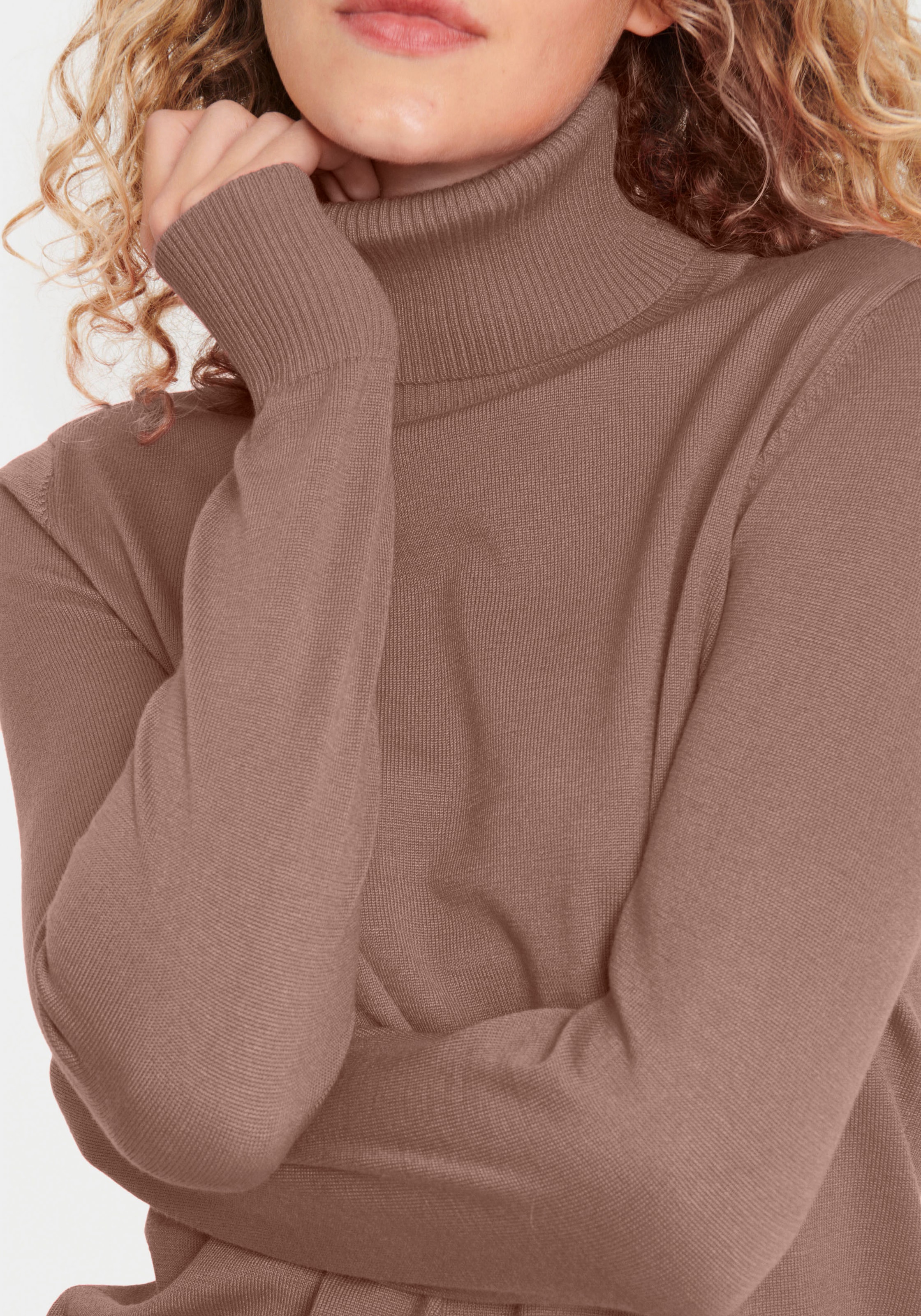 Saint Tropez Rollkragenpullover »J2046, MilaSZ Rollneck«