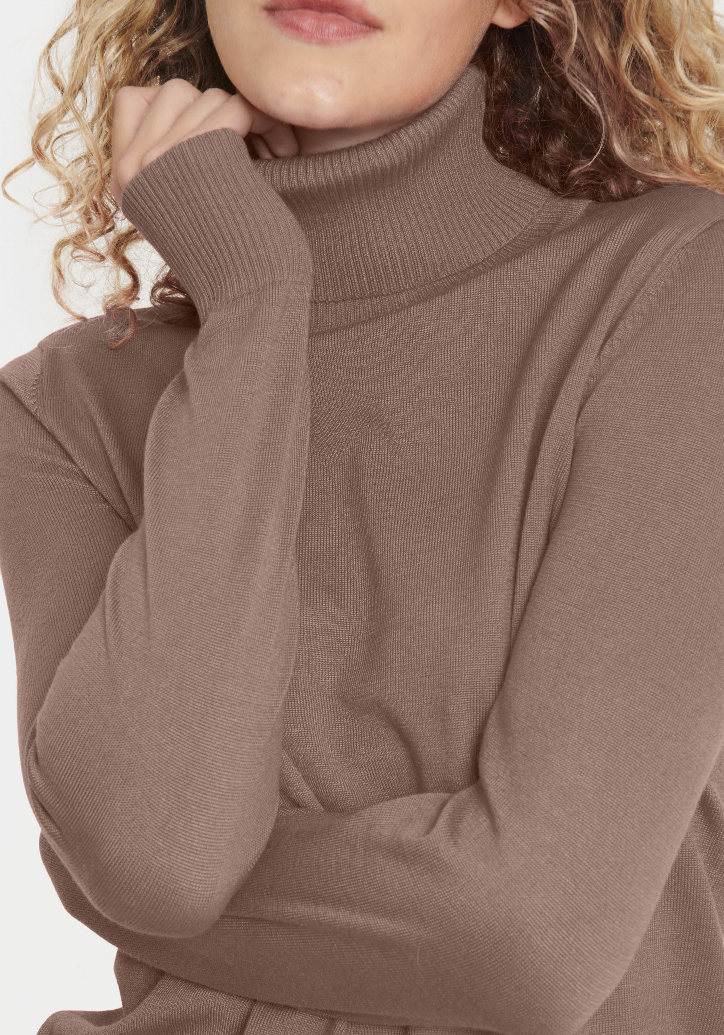 Thumbnail - Saint Tropez "J2046, MilaSZ Rollneck" Viskosemischung, Classic fit