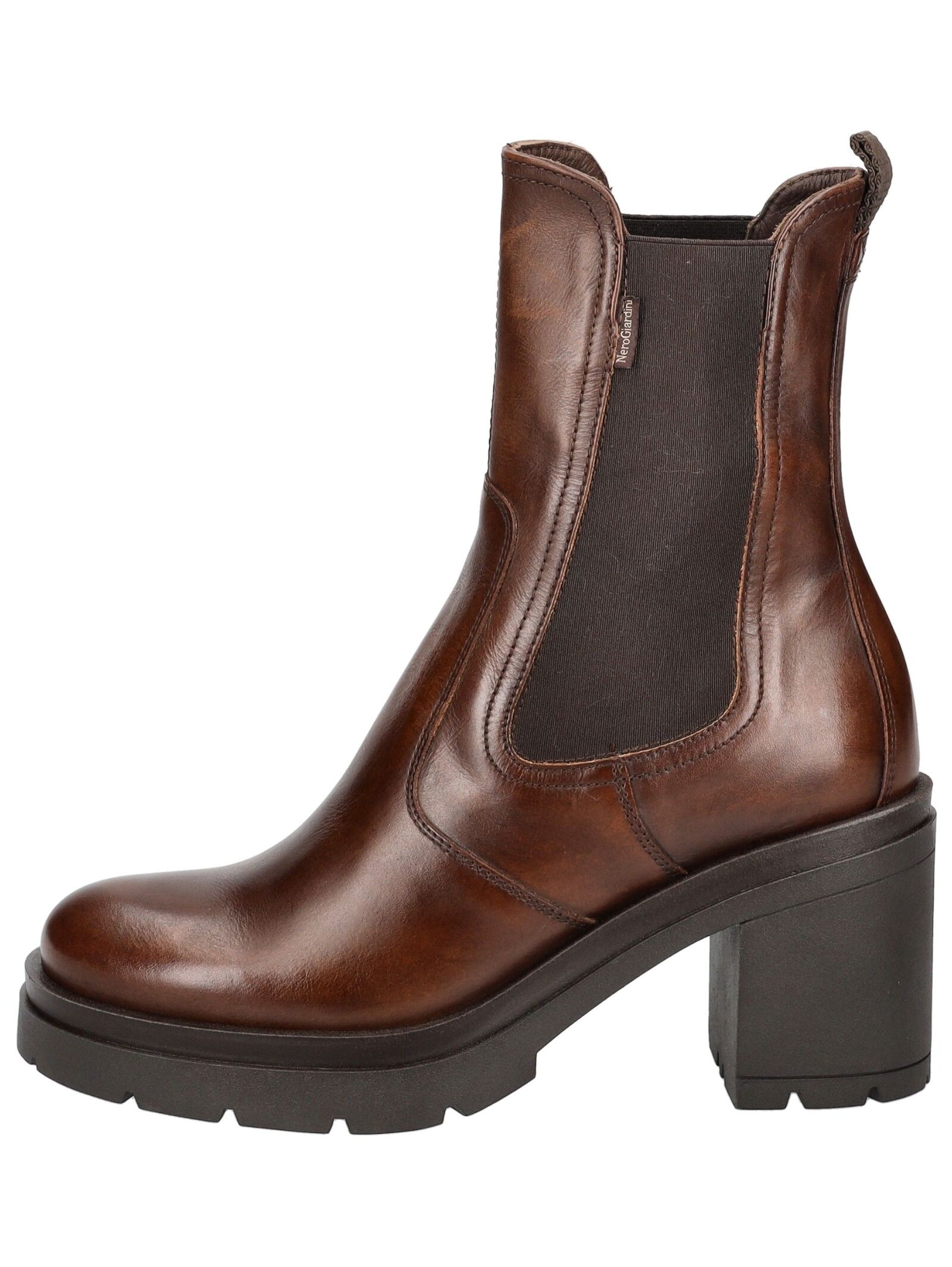 Nero Giardini High-Heel-Stiefelette »Nero Giardini Stiefelette Leder/Textil«