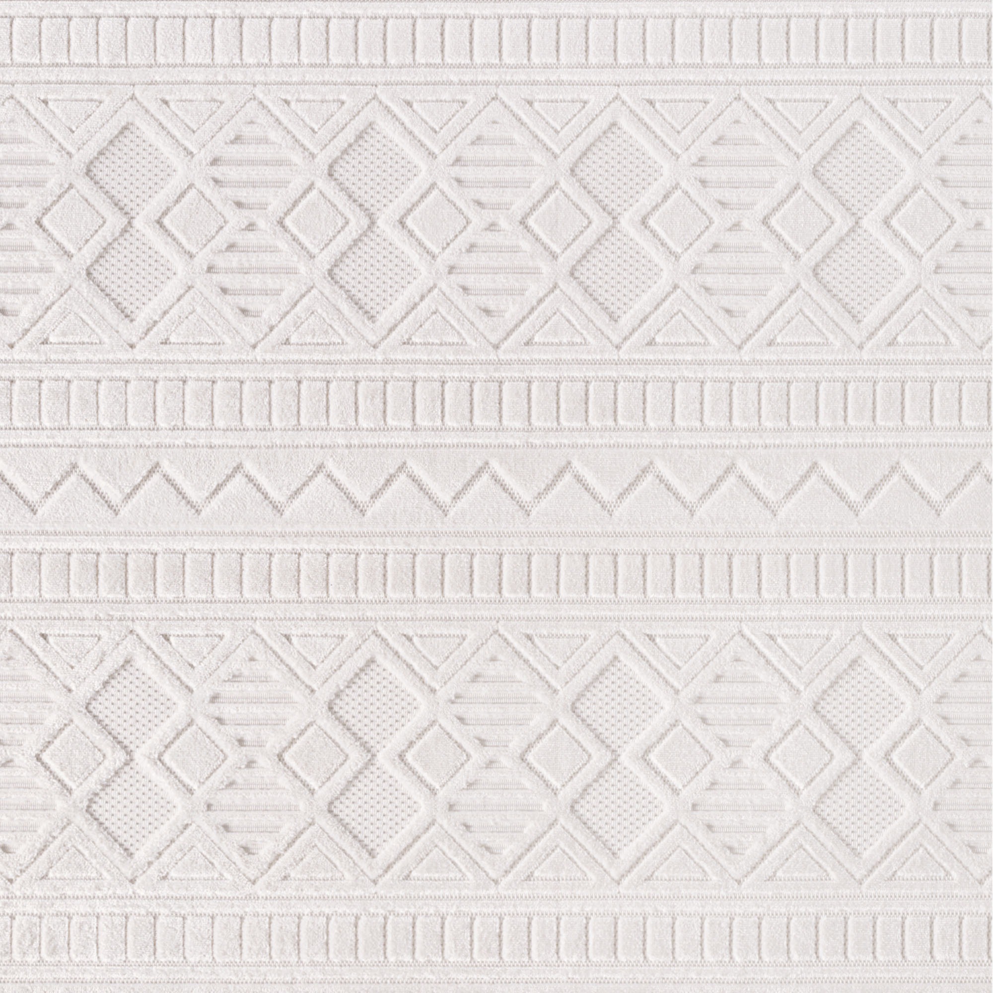 Ayyildiz Teppiche Teppich »DOHA 1652«, rechteckig, 4 mm Höhe, Läufer, 3D Hoch-Tief-Effekt, weicher Kurzflor, In- und Outdoor