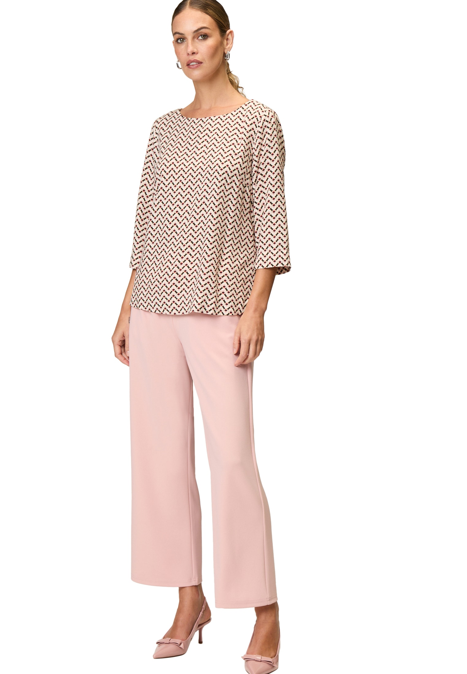 Zero Klassische Bluse »zero Bluse mit grafischem Druck«