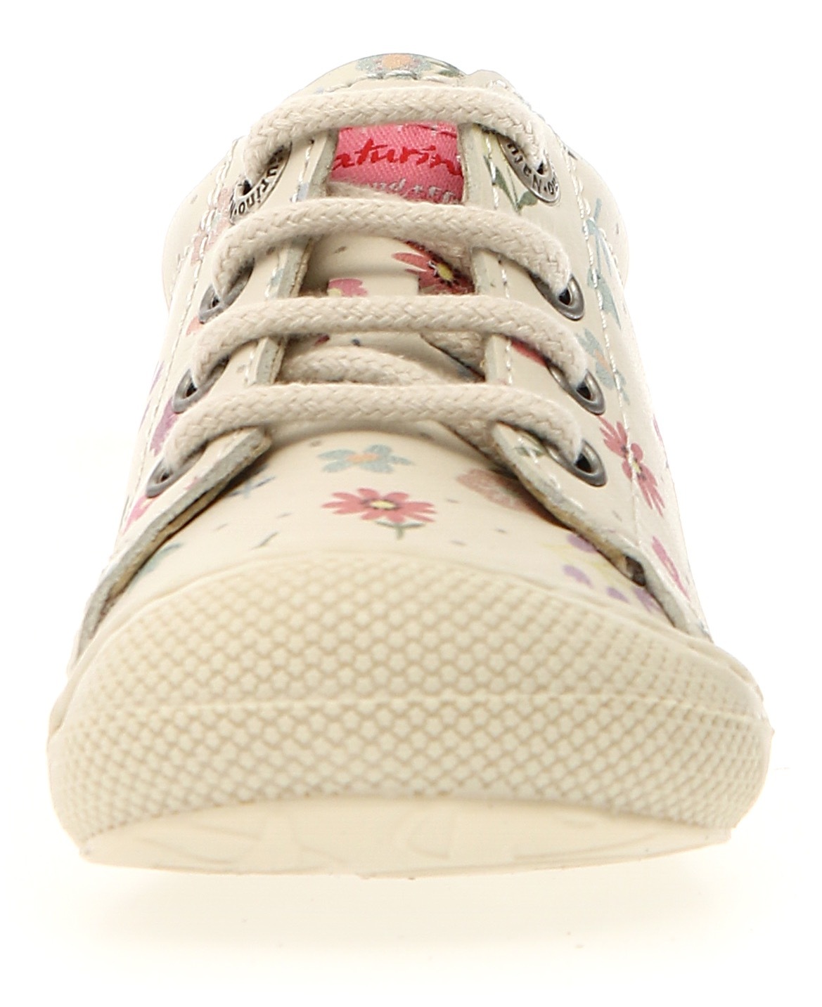 Naturino Lauflernschuh »COCOON PR. BONNY MILK«, Barfußschuh mit buntem Print, Größenschablone zum Download