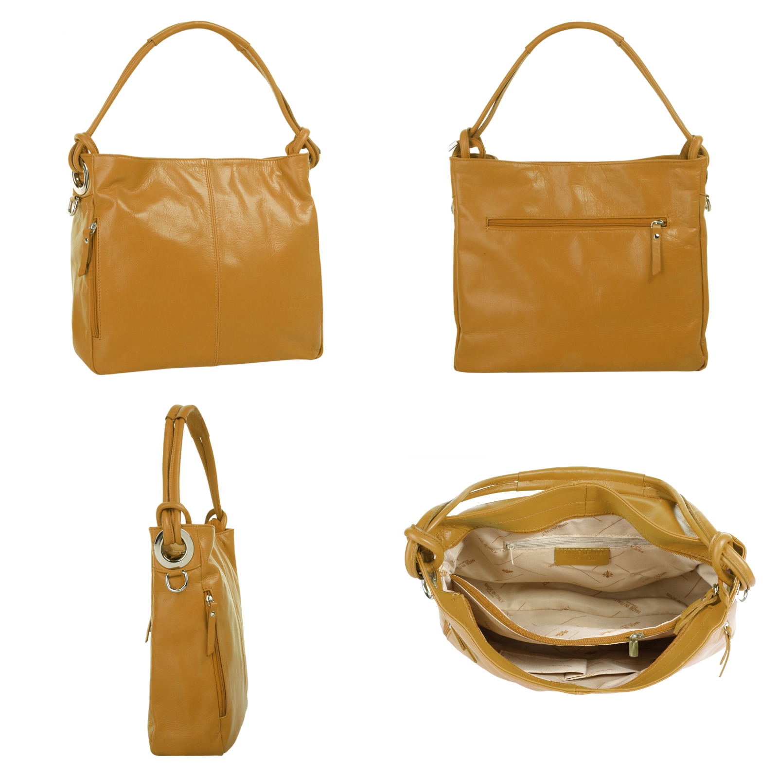 Samantha Look Shopper, echt Leder, Made in Italy