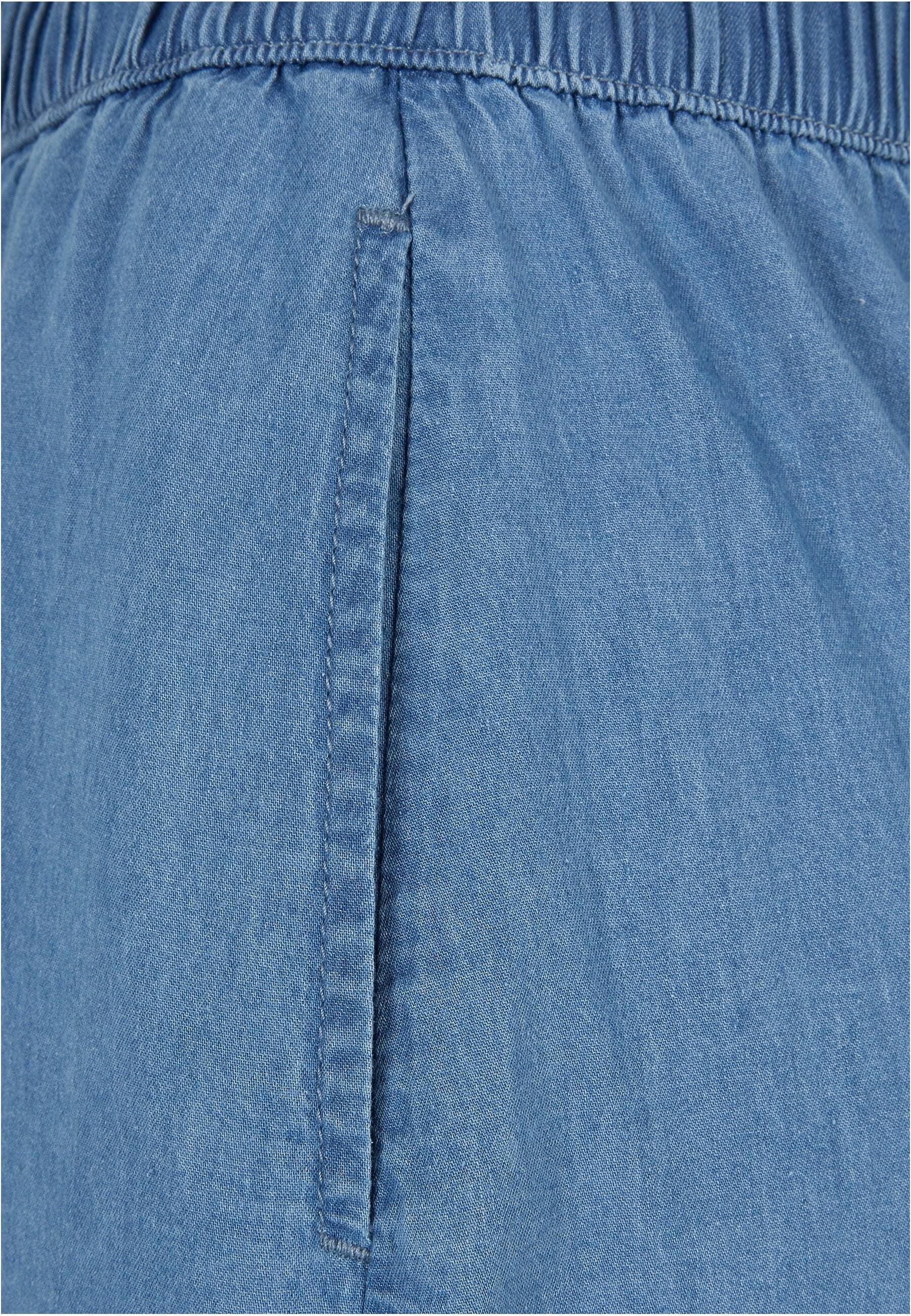 URBAN CLASSICS Sommerrock »Urban Classics Damen Ladies Long Wide Light Denim Skirt«, (1 tlg.)