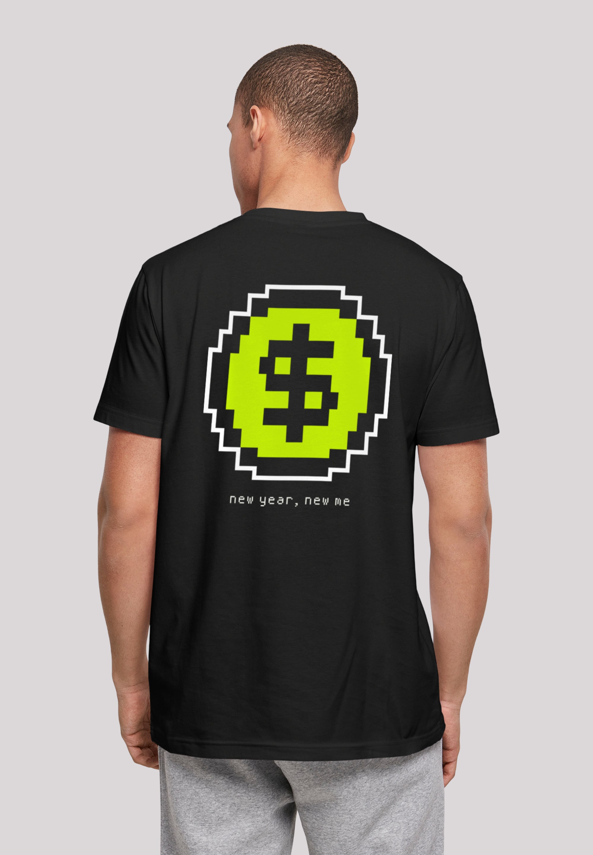 F4NT4STIC T-Shirt »Happy People Only Good Vibes« Print