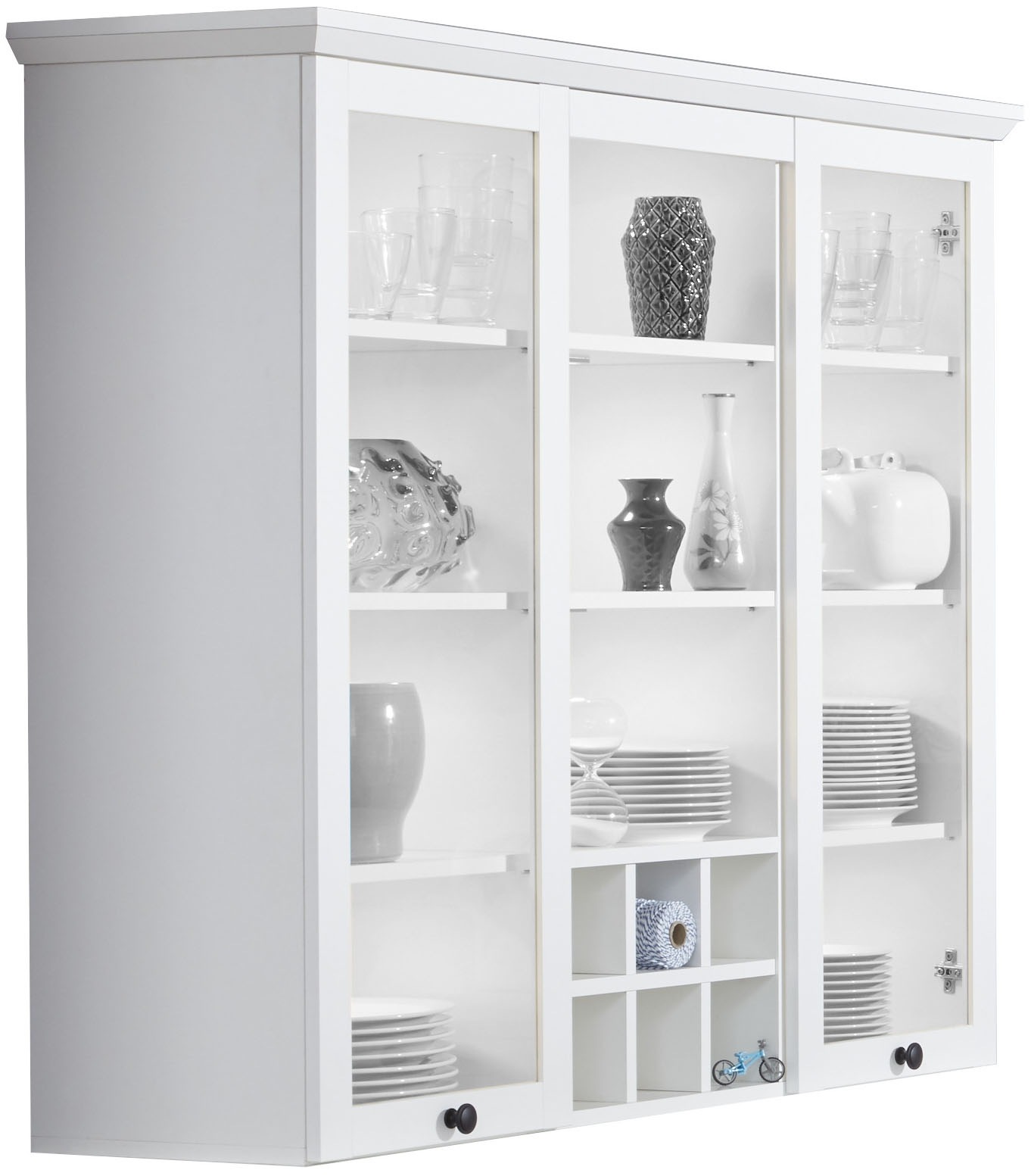 Home affaire Buffetaufsatz »Örebro«, (1 St.), Aufsatzvitrine mit Weinfächern - Passend zum Artikel 69338650