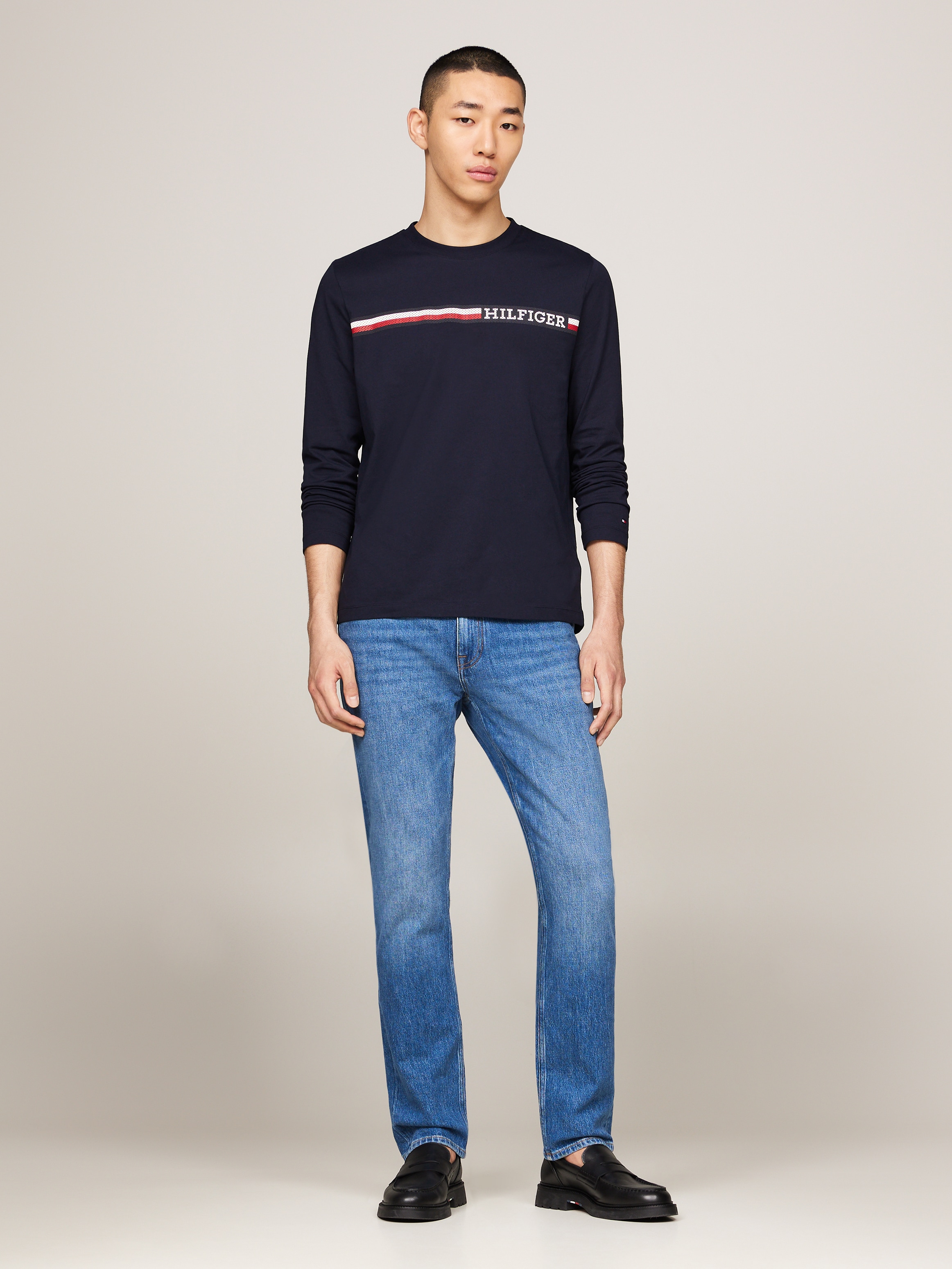 Tommy Hilfiger Longsleeve »CHEST STRIPE LS TEE«