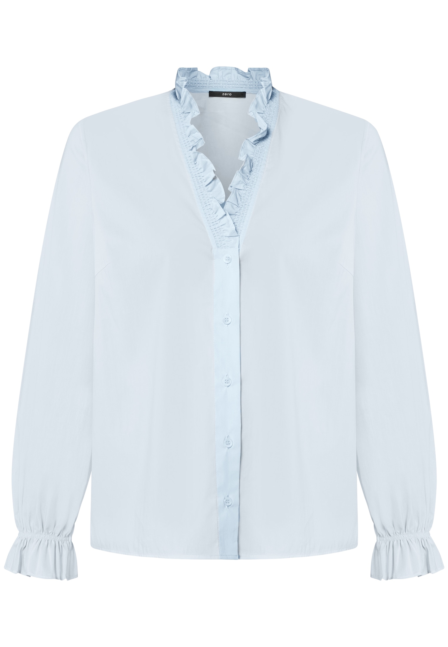 Zero Klassische Bluse »Damen mit Rüschen«