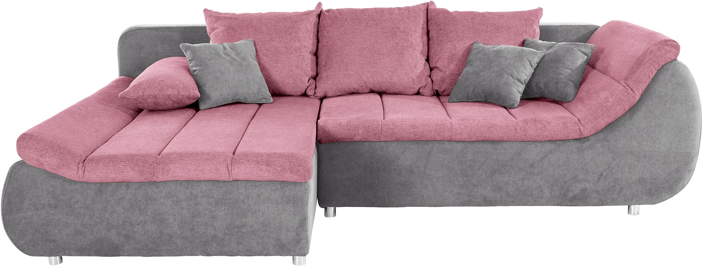 Home affaire Ecksofa "Imola, elegant und modern, aktuelle Steppung im Sitz, günstig online kaufen