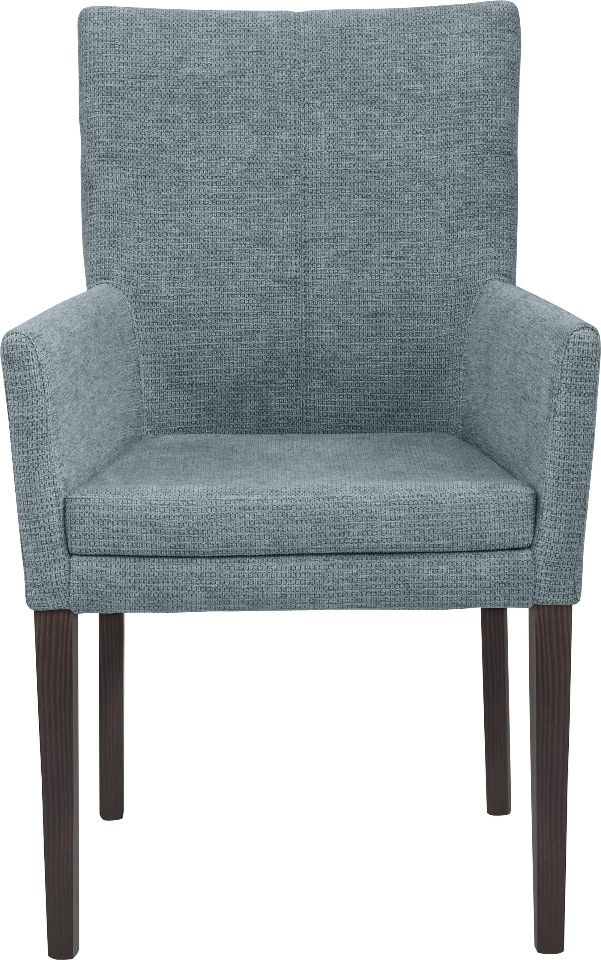 Home affaire Armlehnstuhl "Aspen" () Beine aus massiver Buche, wengefarben günstig online kaufen