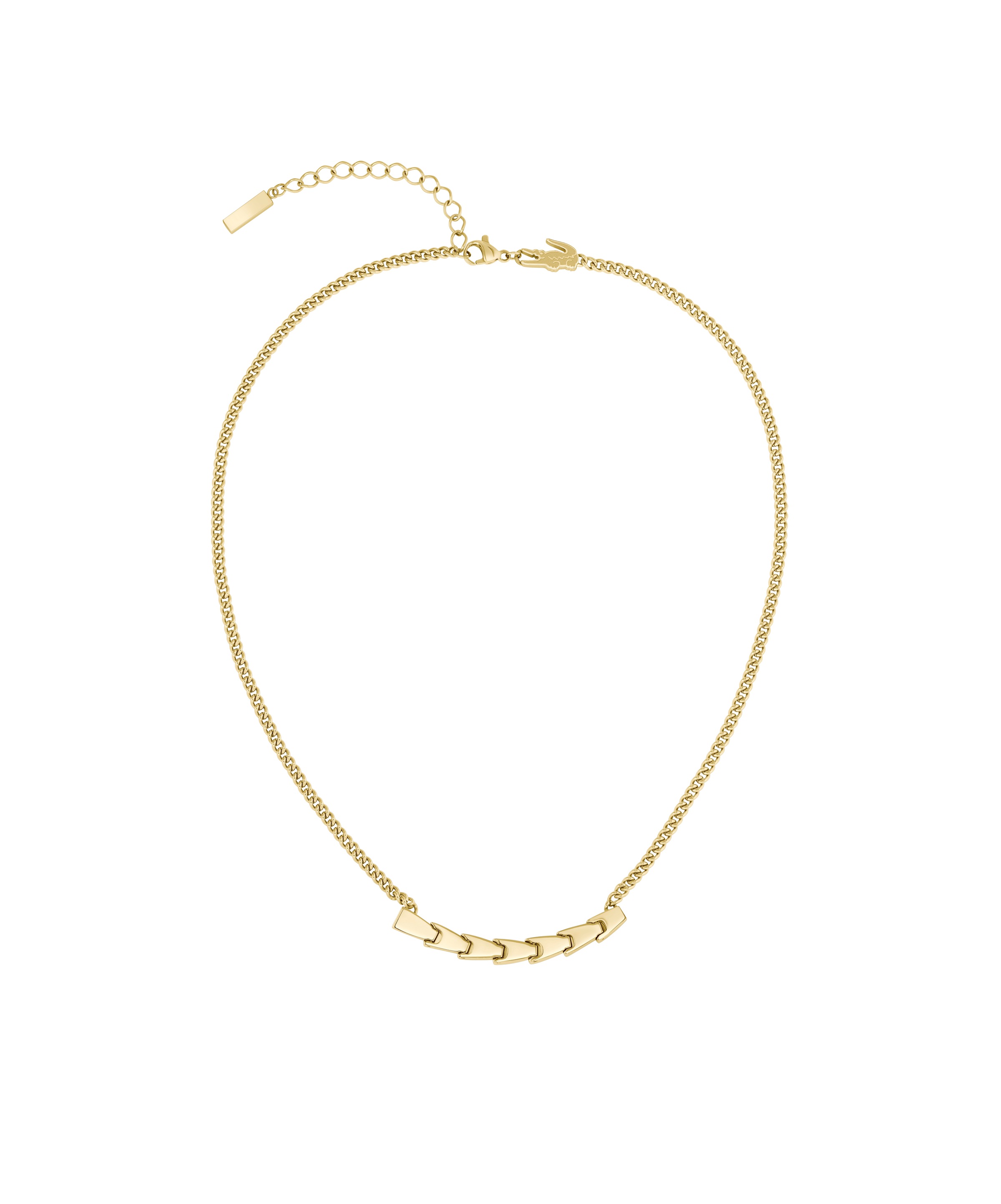 Lacoste Kette mit Einhänger »CROCODELLE« mit Glasstein