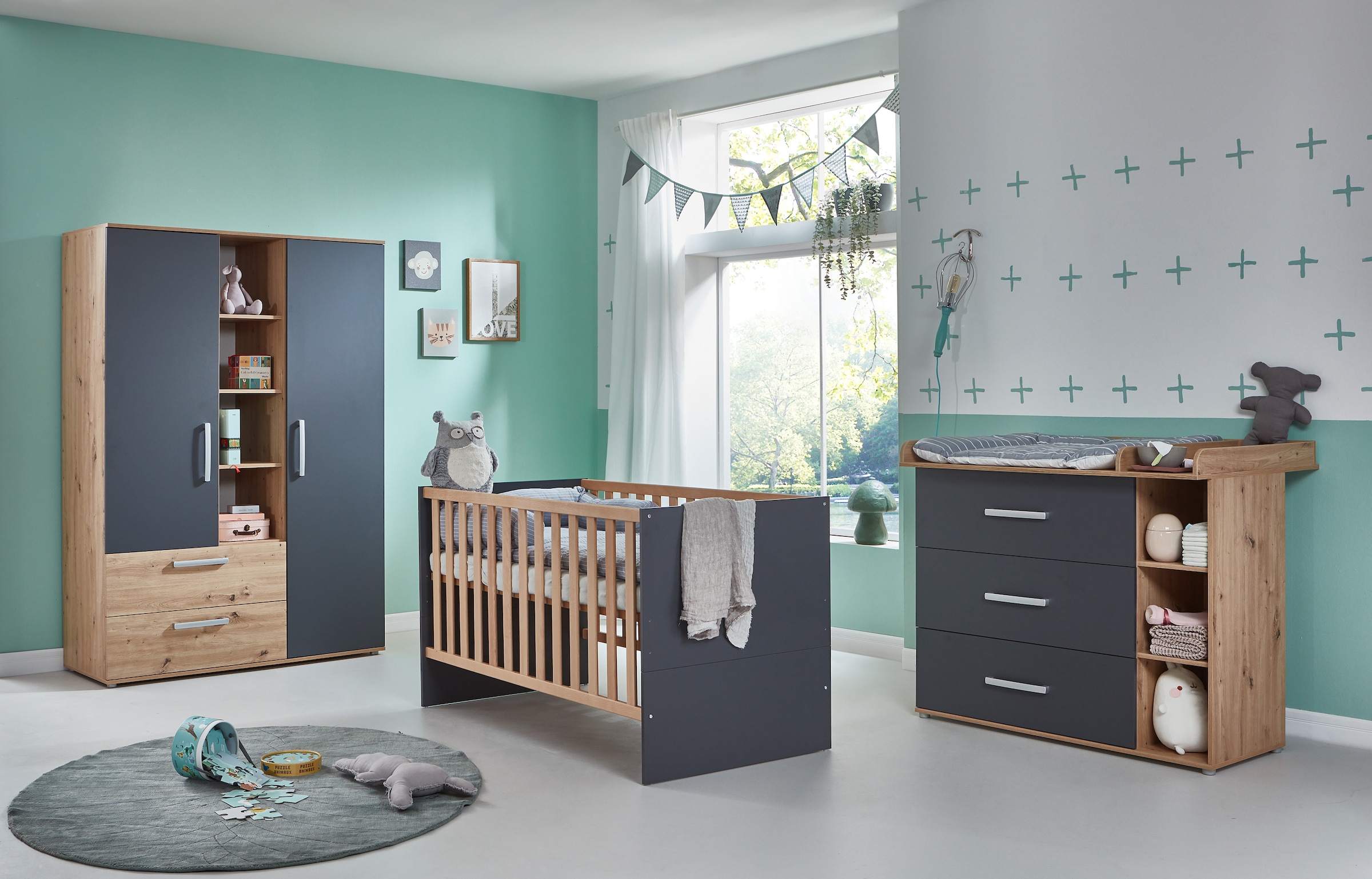 arthur berndt Babyzimmer-Komplettset "Babyzimmer-Set "Alessio" 3-teilig, An günstig online kaufen