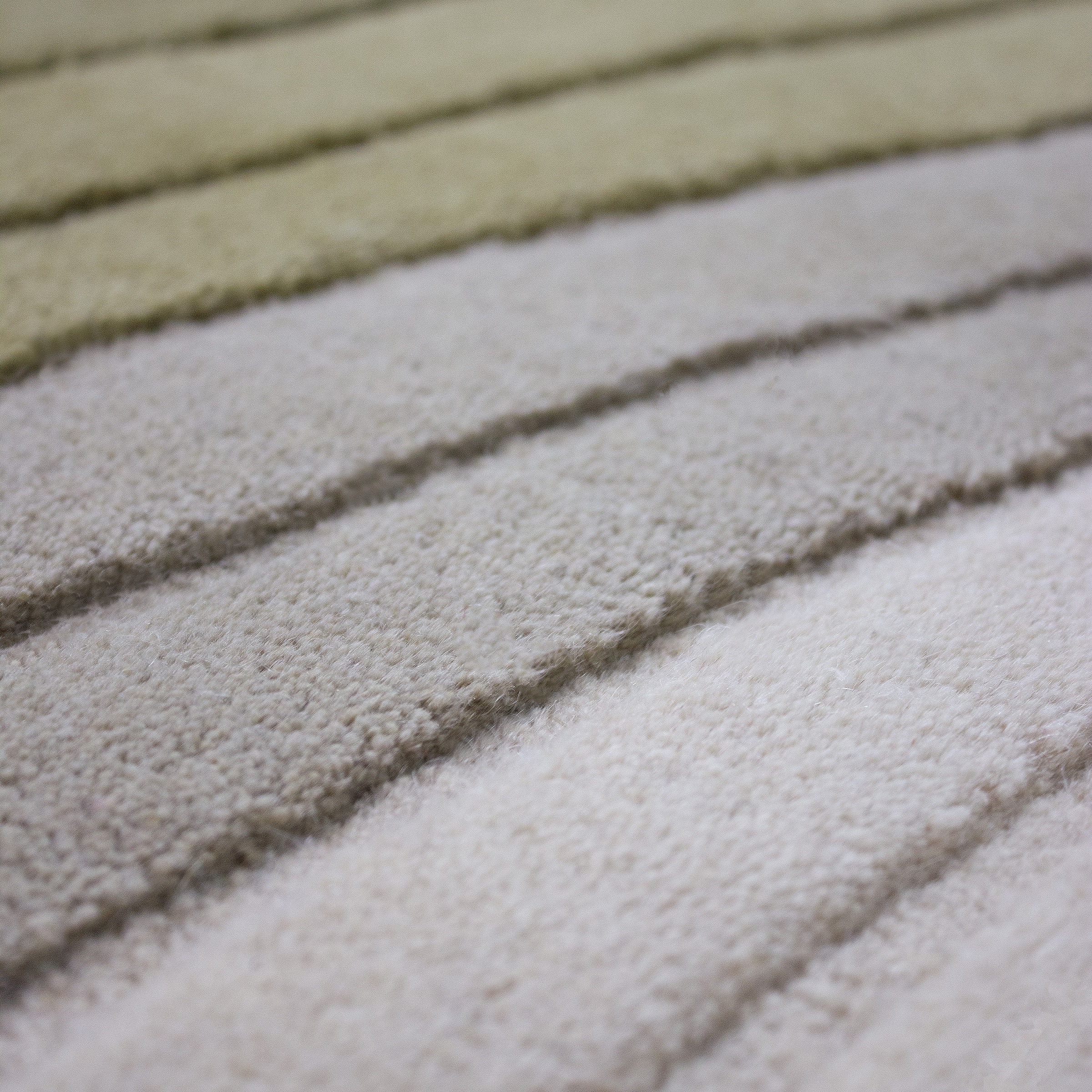 FLAIR RUGS Teppich »PUDDLE OMBRE WOOL« rechteckig 11 mm Höhe Wollteppich in Pfützenform