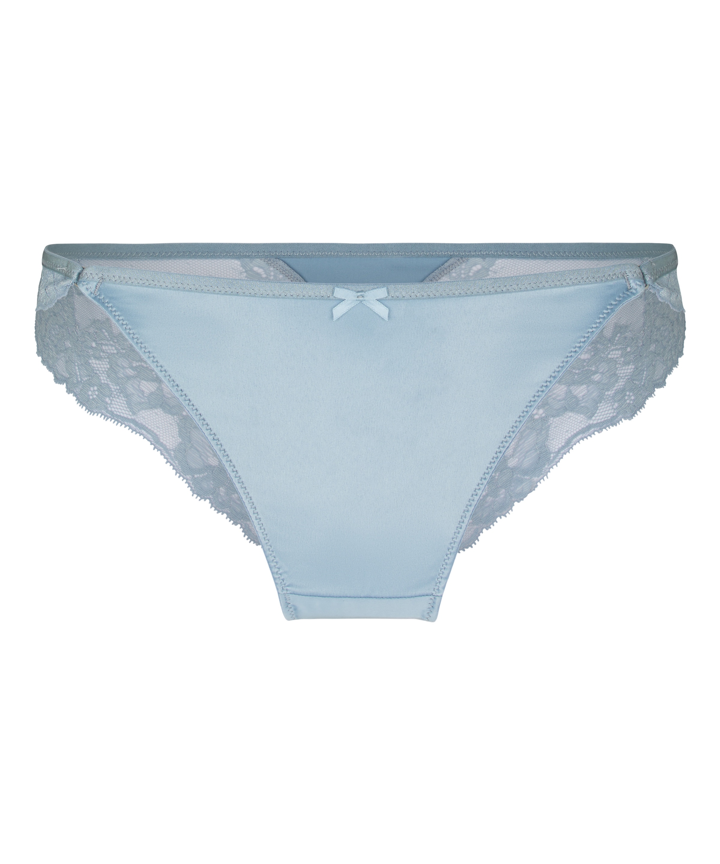HUNKEMÖLLER Damen Hipster "Brazilian Rosie", Gr. M, blau, 48% Polyamid, 41% Polyester, 11% Elasthan, Unterhosen