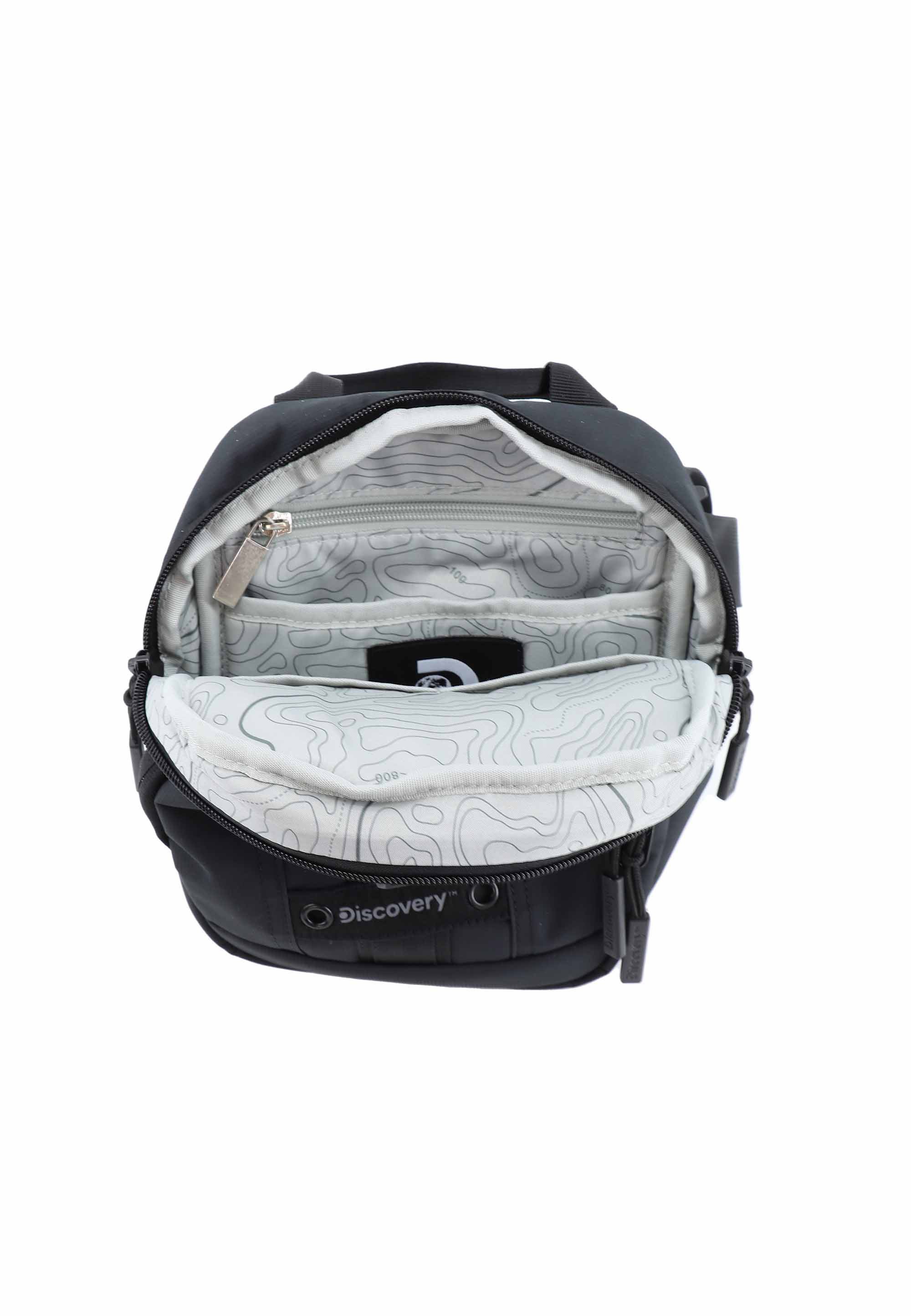 Discovery Schultertasche »Shield«, Hergestellt aus robustem rPet Polyester-Material