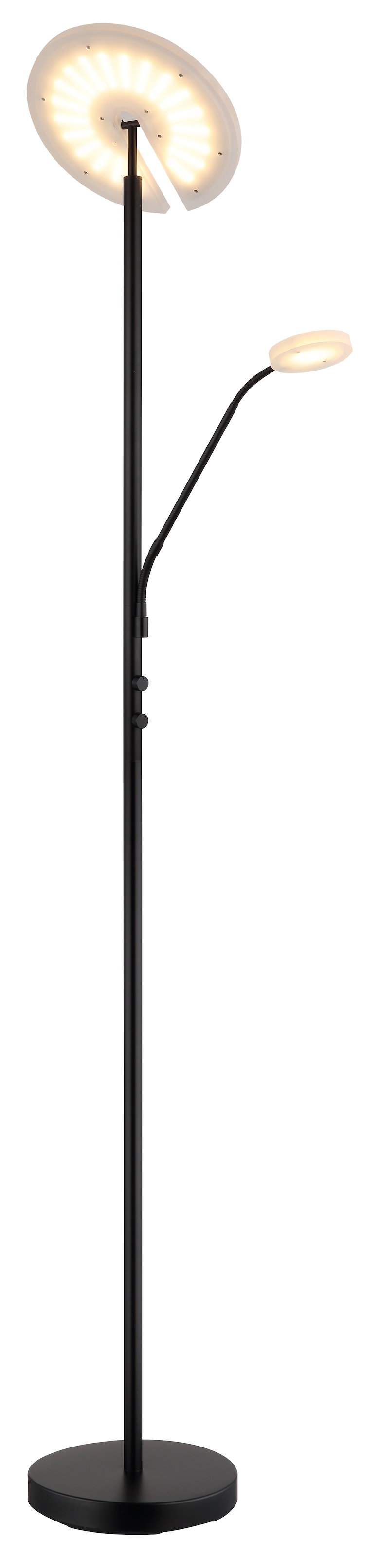 GLOBO LIGHTING LED Stehlampe »STANFORD«, Leuchtmittel LED-Modul | LED fest integriert, Stehleuchte/Wohnzimmer/Schlafzimmer/Flur