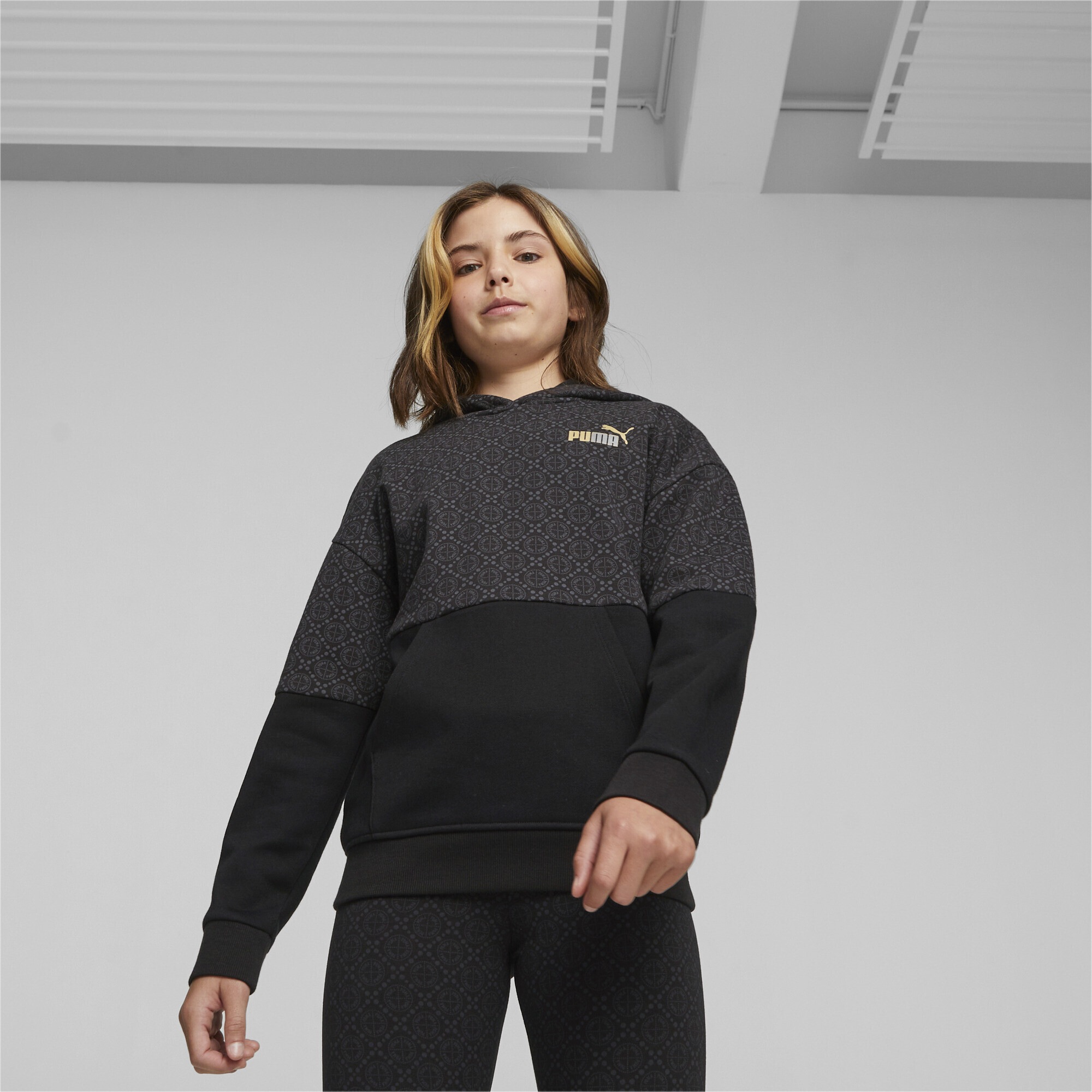 PUMA Sweatshirt »PUMA POWER Colourblock Hoodie Mädchen«