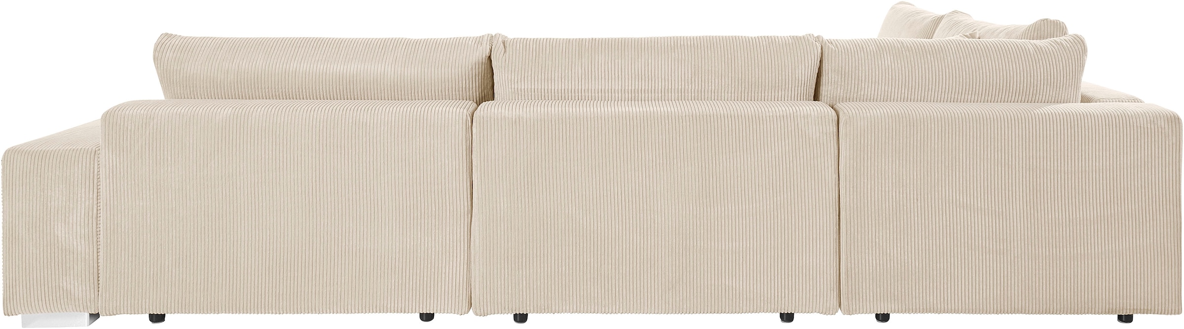 Home affaire Ecksofa »Vasco L-Form«, inkl. 10-teiligen Kissen-Set