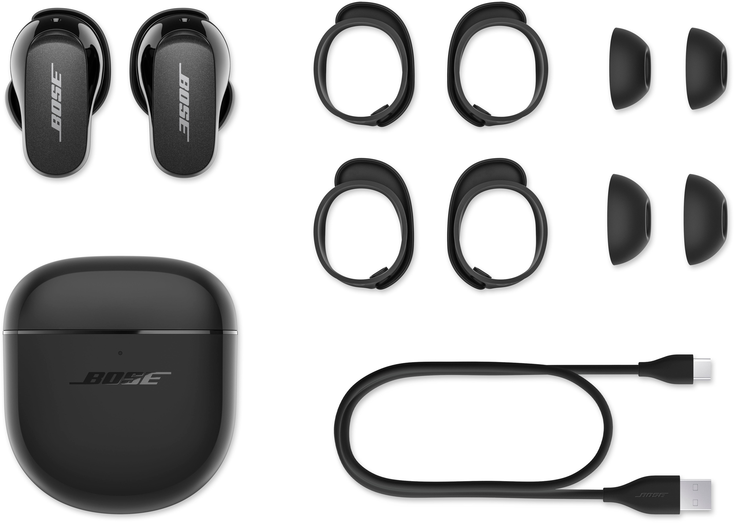 mit personalisiertem | Noise- wireless Musik, »QuietComfort® Earbuds In-Ear-Kopfhörer Cancelling-Freisprechfunktion-integrierte Bose Klang und Lärmreduzierung BAUR II«, Bluetooth, Steuerung Anrufe In-Ear-Kopfhörer für kabellose