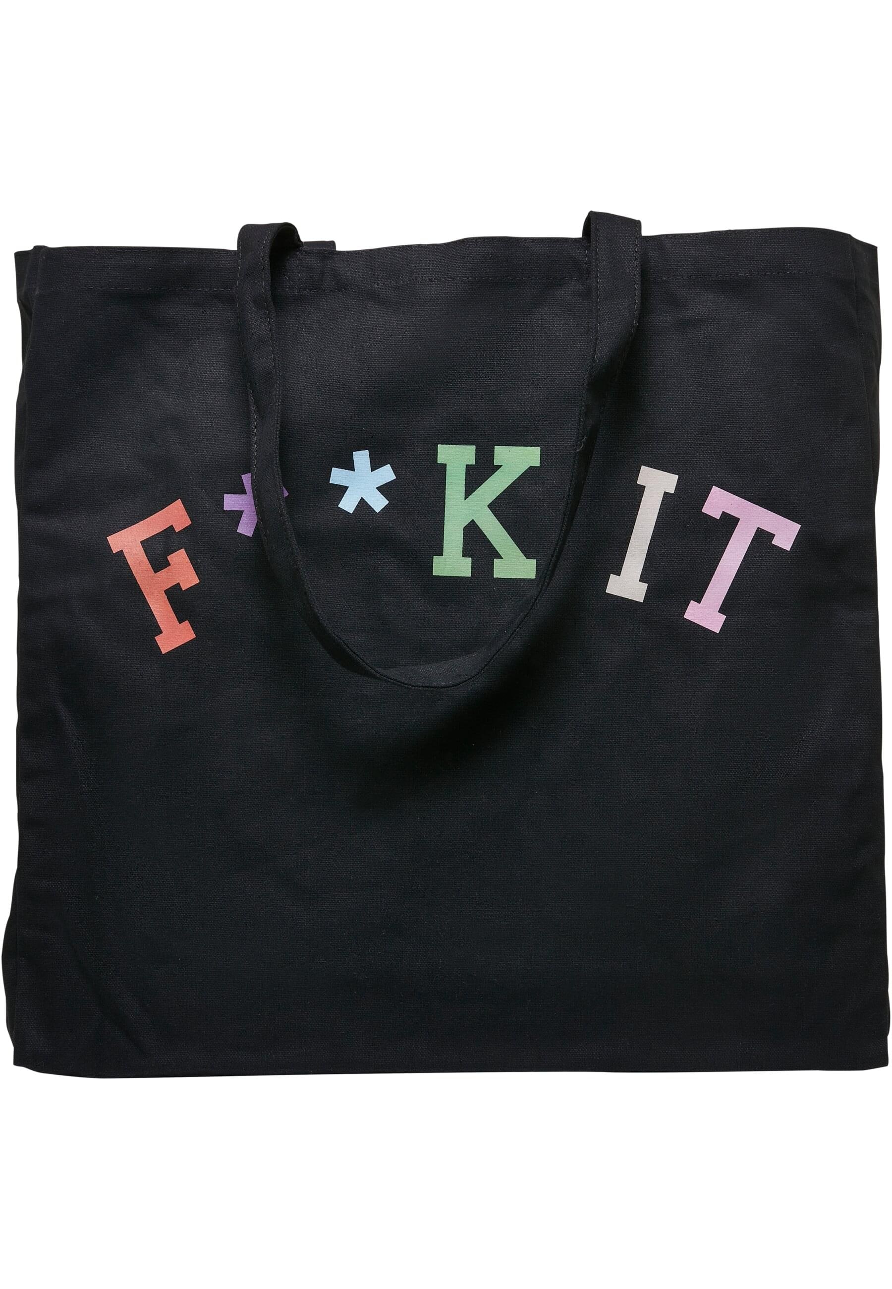 MisterTee Umhängetasche »MisterTee Unisex Fuck It Oversize Canvas Tote Bag«, (1 tlg.)