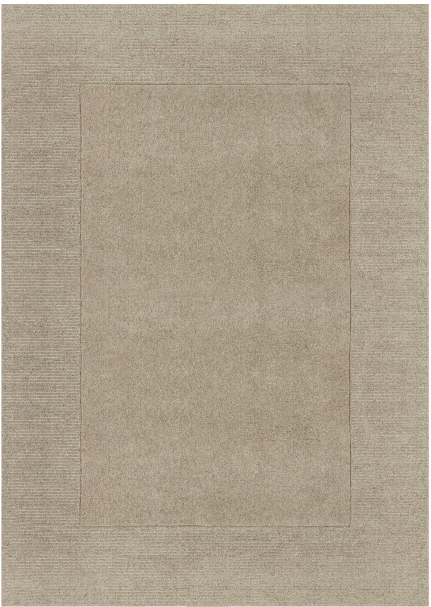 Wollteppich FLAIR RUGS "Tuscany", beige (natur), B:120cm H:8mm L:170cm, Wolle, Teppiche